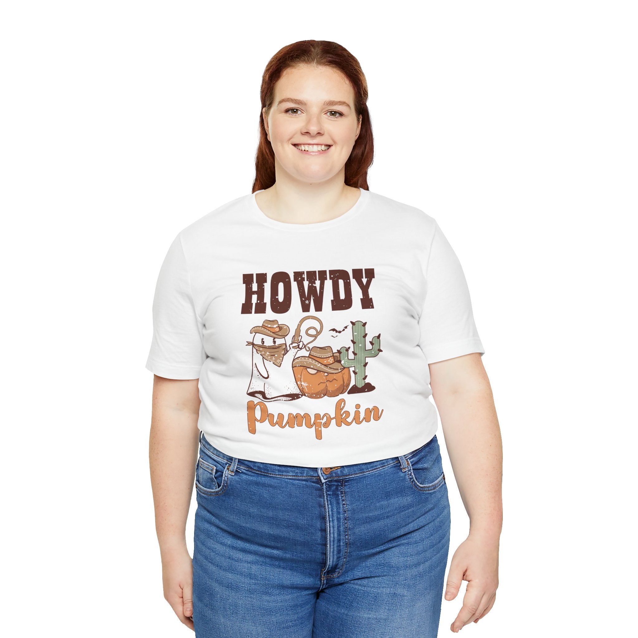 Howdy Pumpkin - Unisex Jersey Short Sleeve Tee