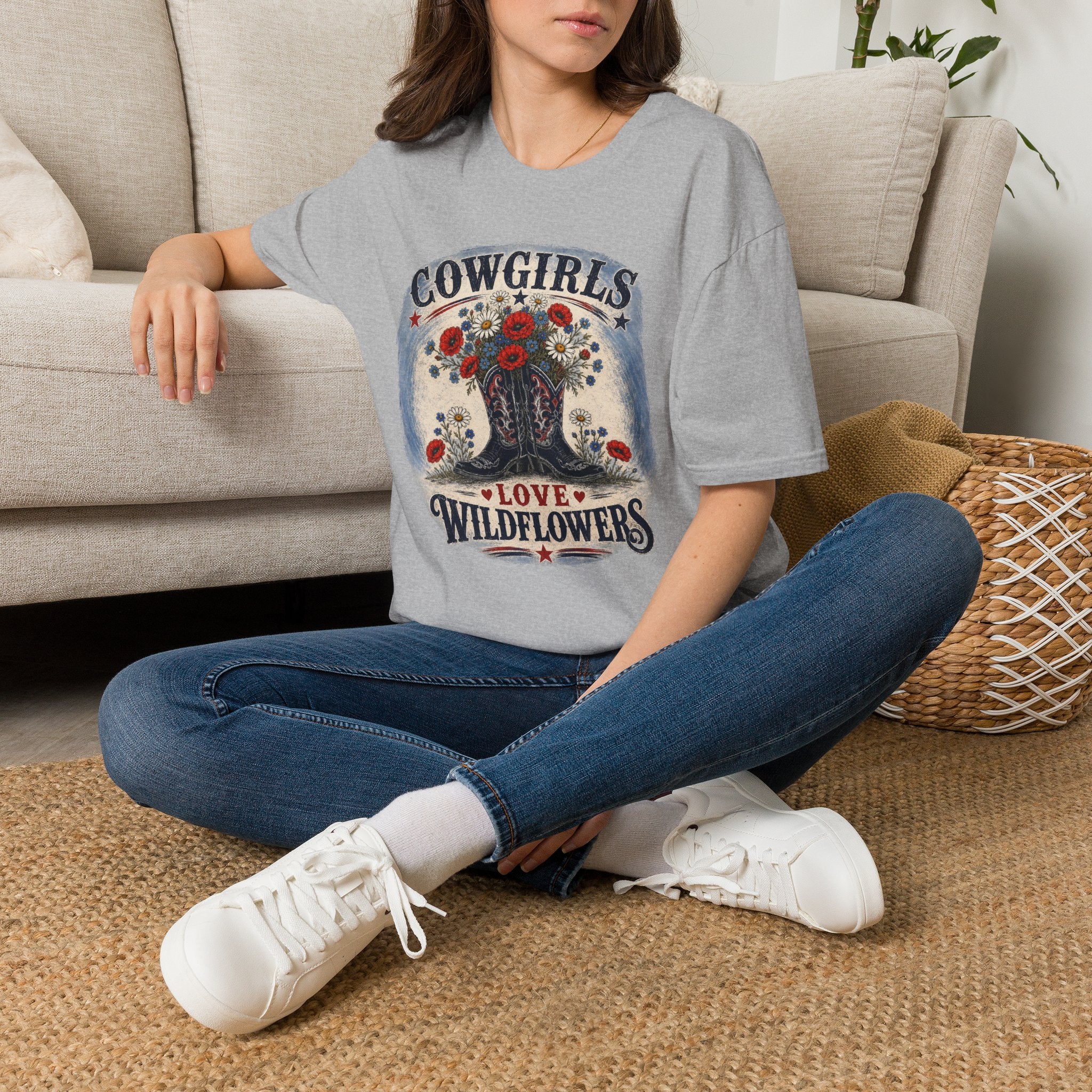 Cowgirls Love Wildflowers - Women's T-shirt