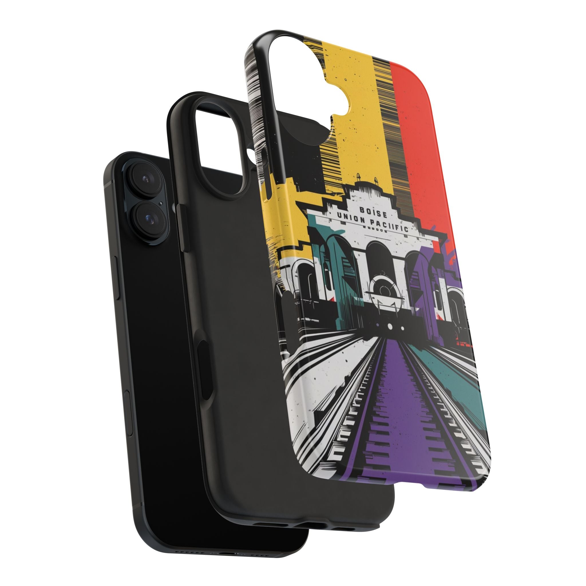 Boise Idaho Union Pacific Depot - Tough Case for iPhone 14, 15, 16 - Spruced Roost