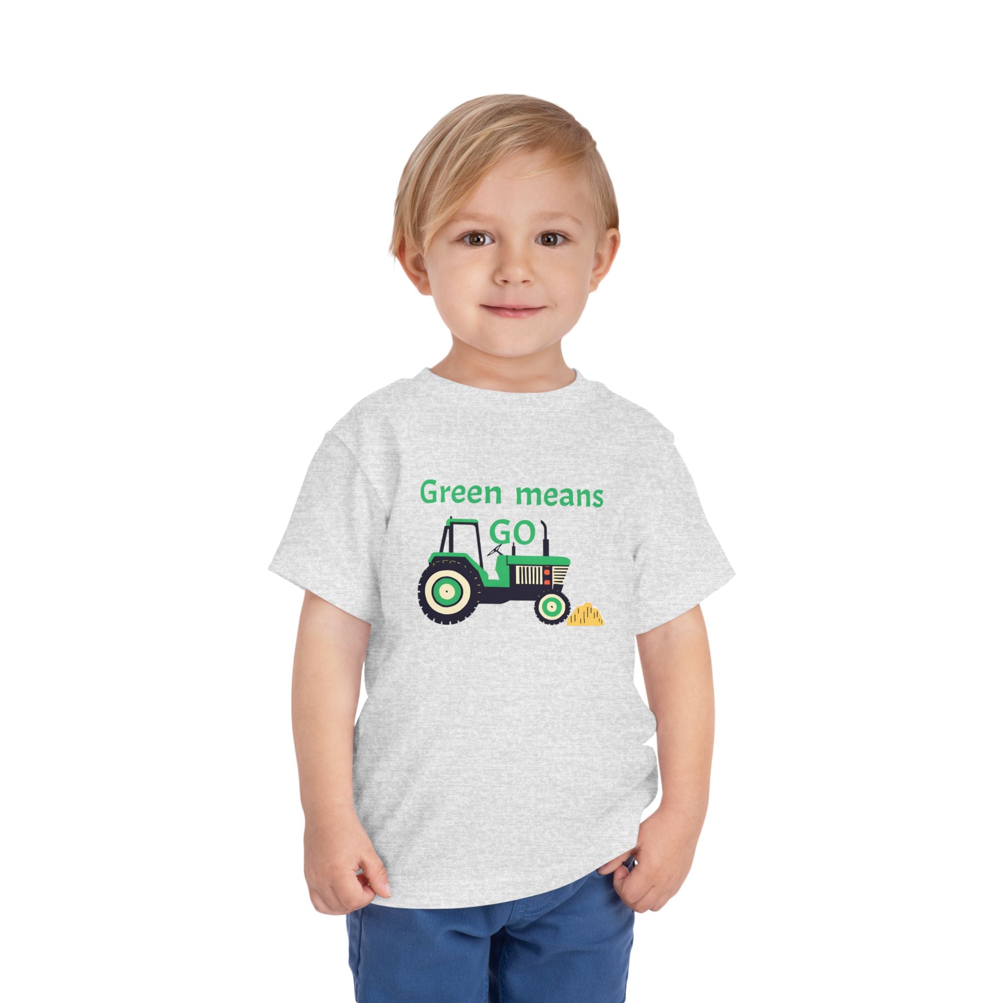 Tractor Green Means Go - Kids' T-Shirt - 2T, 3T, 4T, 5T