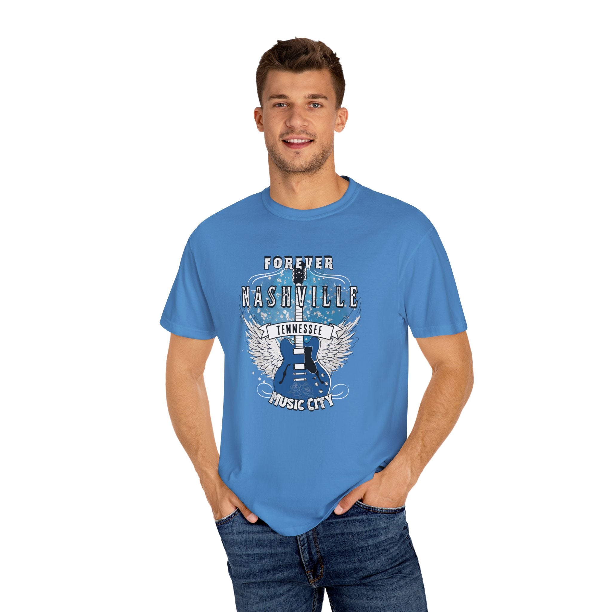 Forever Nashville Garment-Dyed Comfort Colors T-shirt - S-4XL