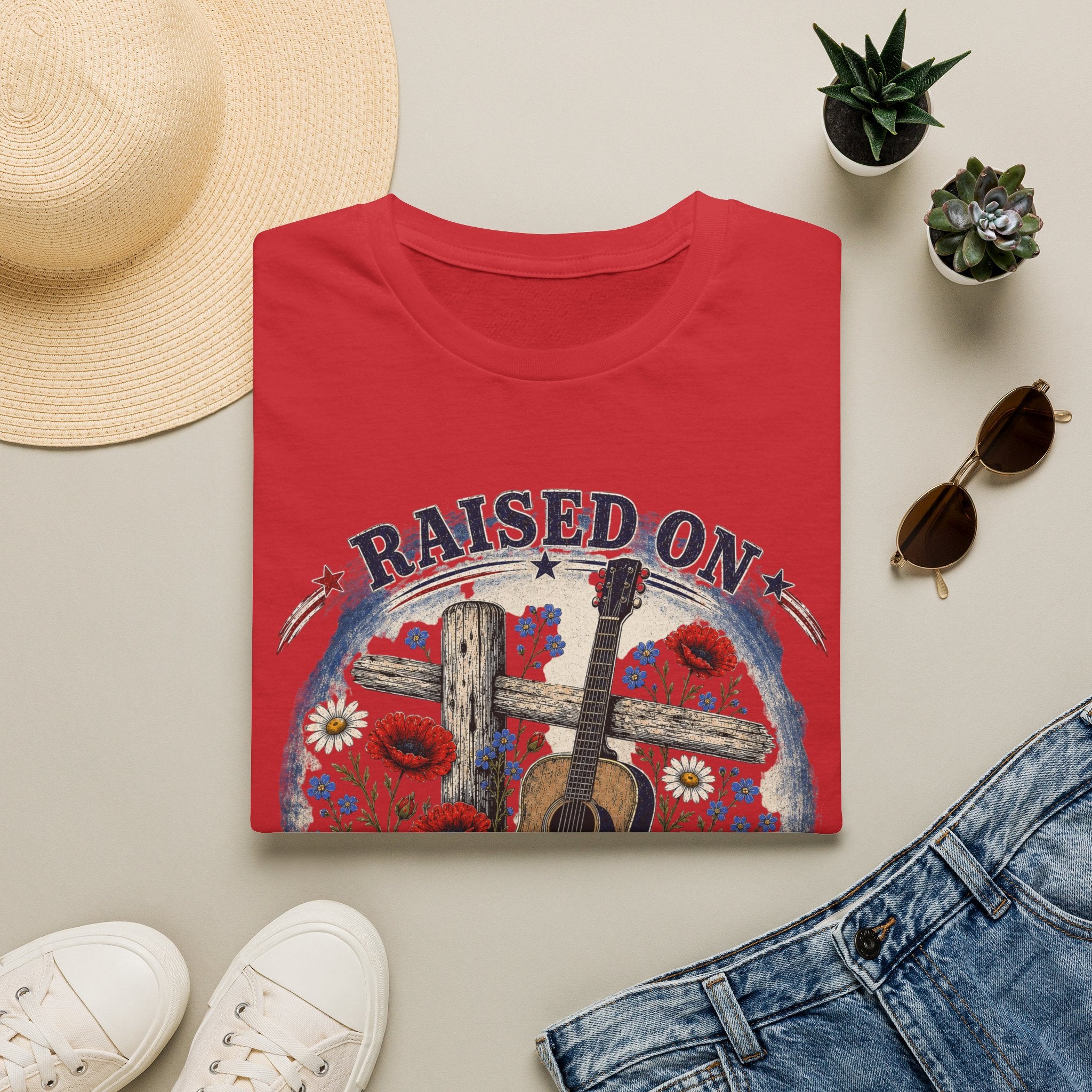 Raised on Country Songs - Women's T-shirt