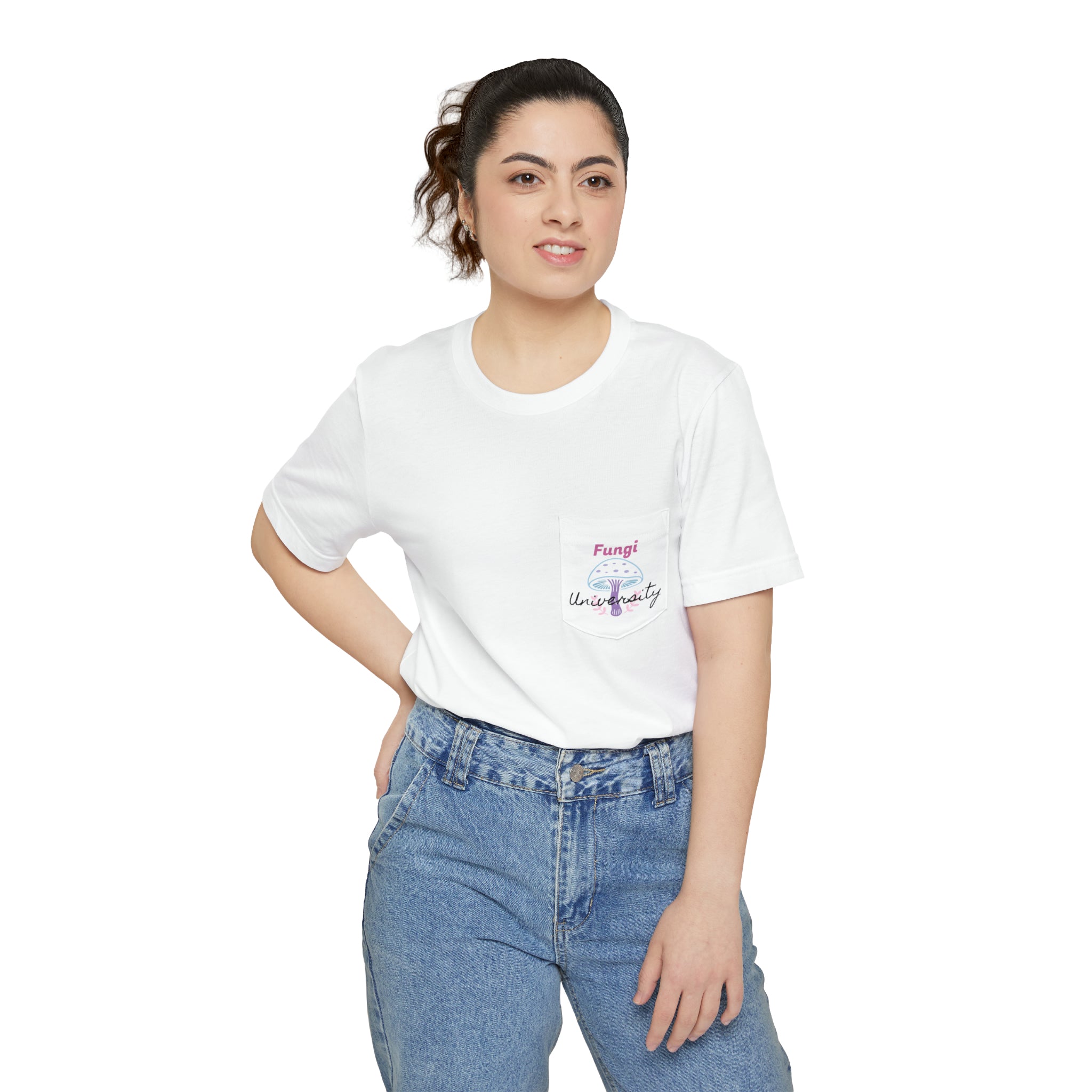 Fungi University Unisex Pocket T-shirt