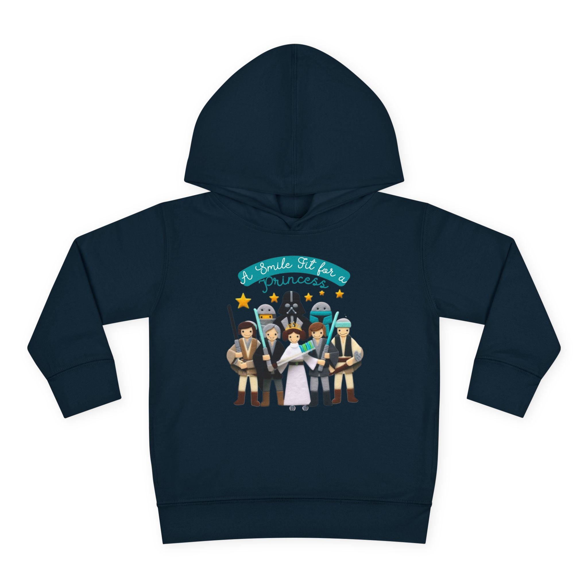 A Smile fit for a Princess - Toddler Pullover Fleece Hoodie