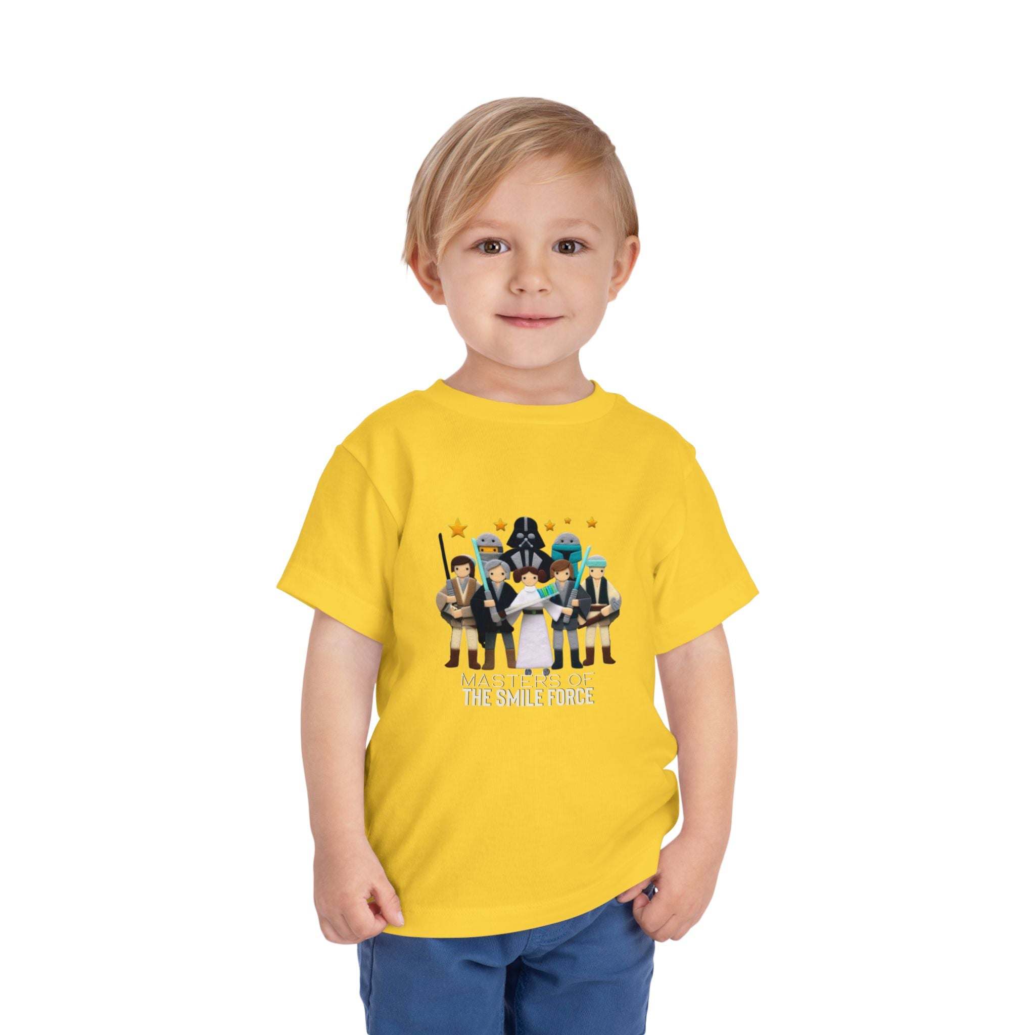 Star Warz Smile Force - Bella & Canva T-shirt - 2T, 3T, 4T, 5T