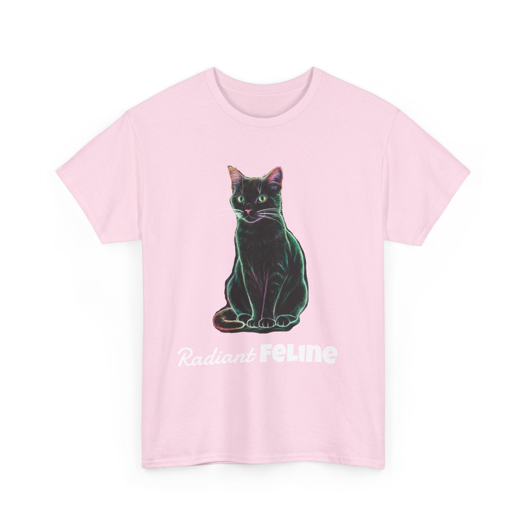 Radiant Feline - Unisex Heavy Cotton Tee