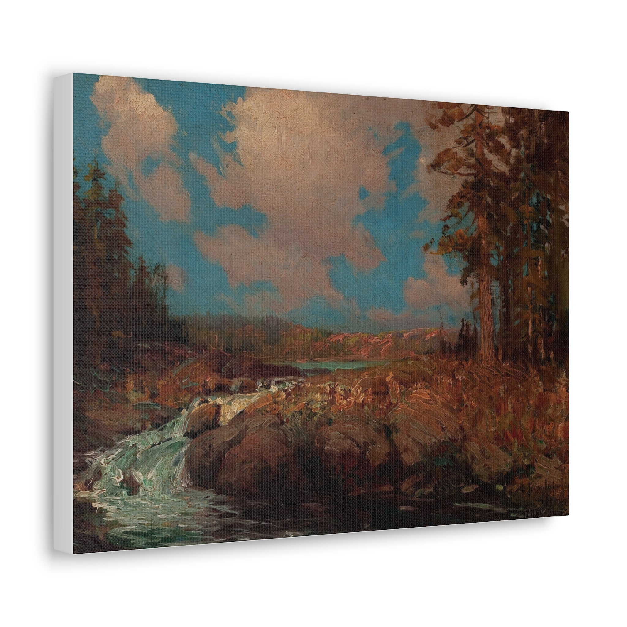 New York Landscape 1908 - Julian Onderdonk Canvas Gallery Wraps - Spruced Roost
