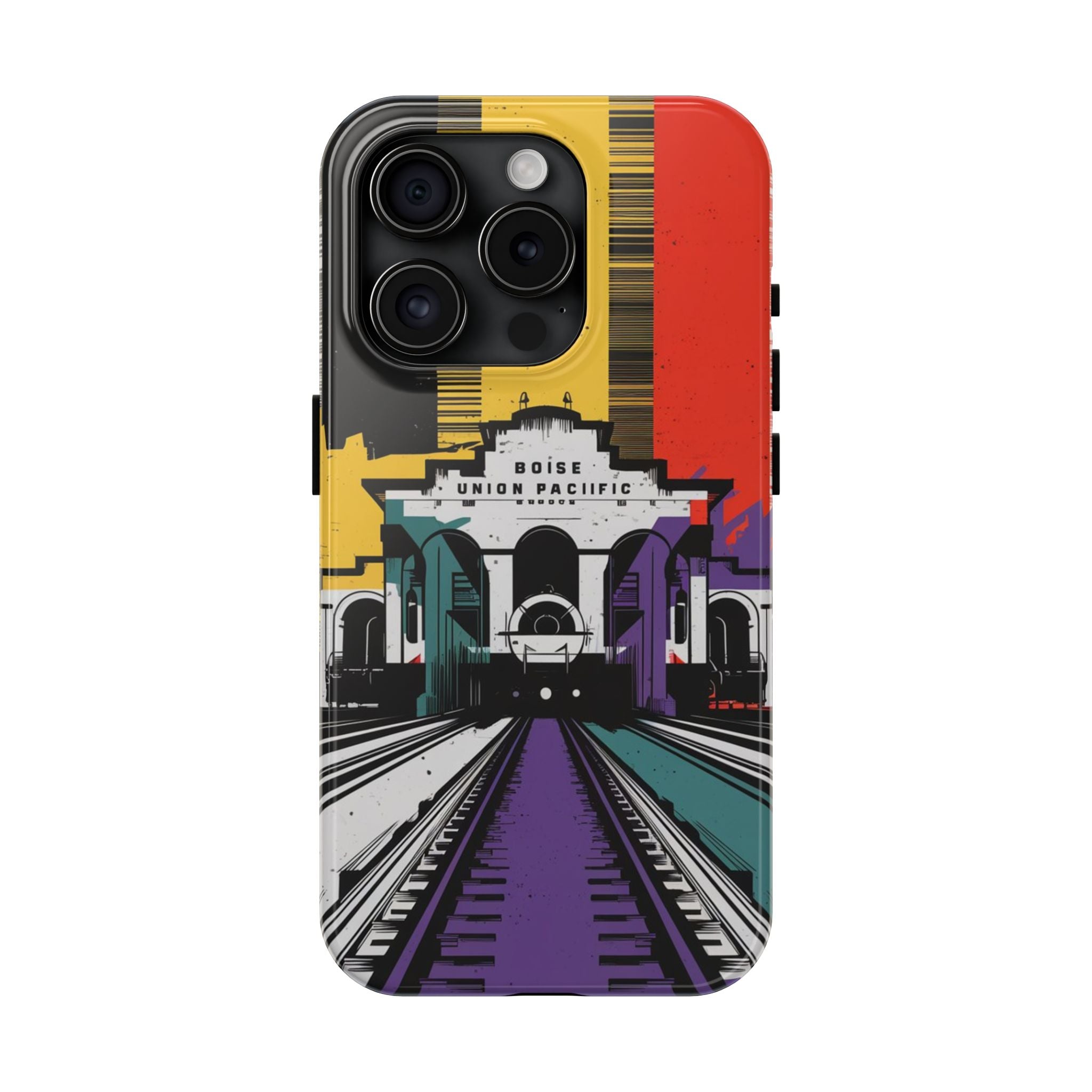 Boise Idaho Union Pacific Depot - Tough Case for iPhone 14, 15, 16 - Spruced Roost