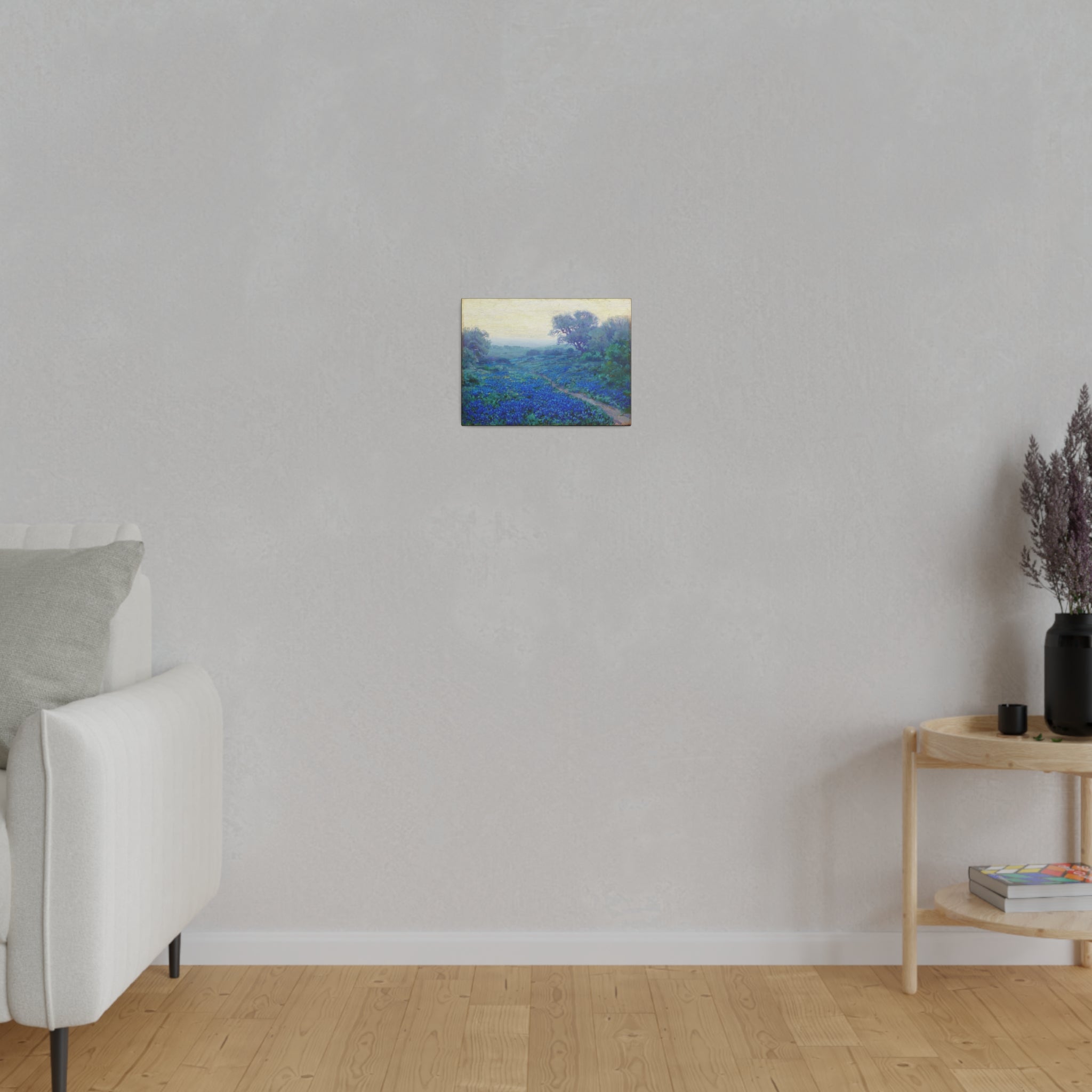 Blue Bonnets at Sunrise - Julian Onderdonk Matte Canvas, Stretched, 0.75"