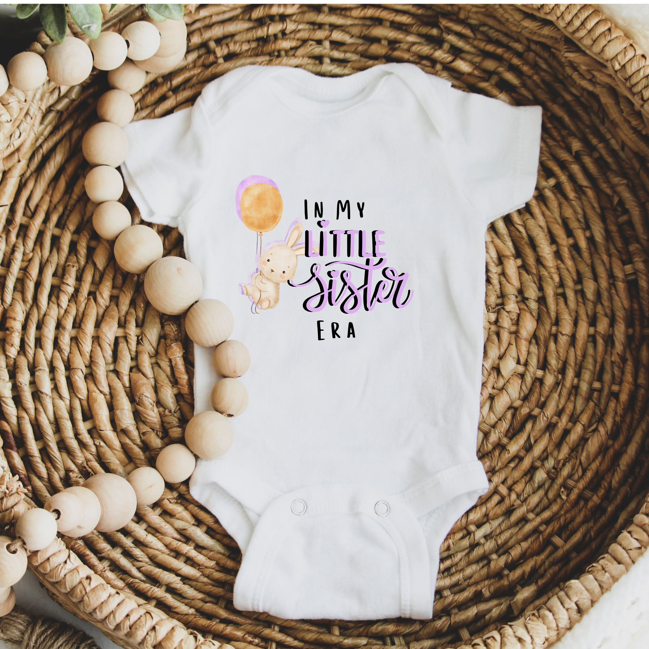 "In My Little Sister Era" - Cute Infant Bodysuit