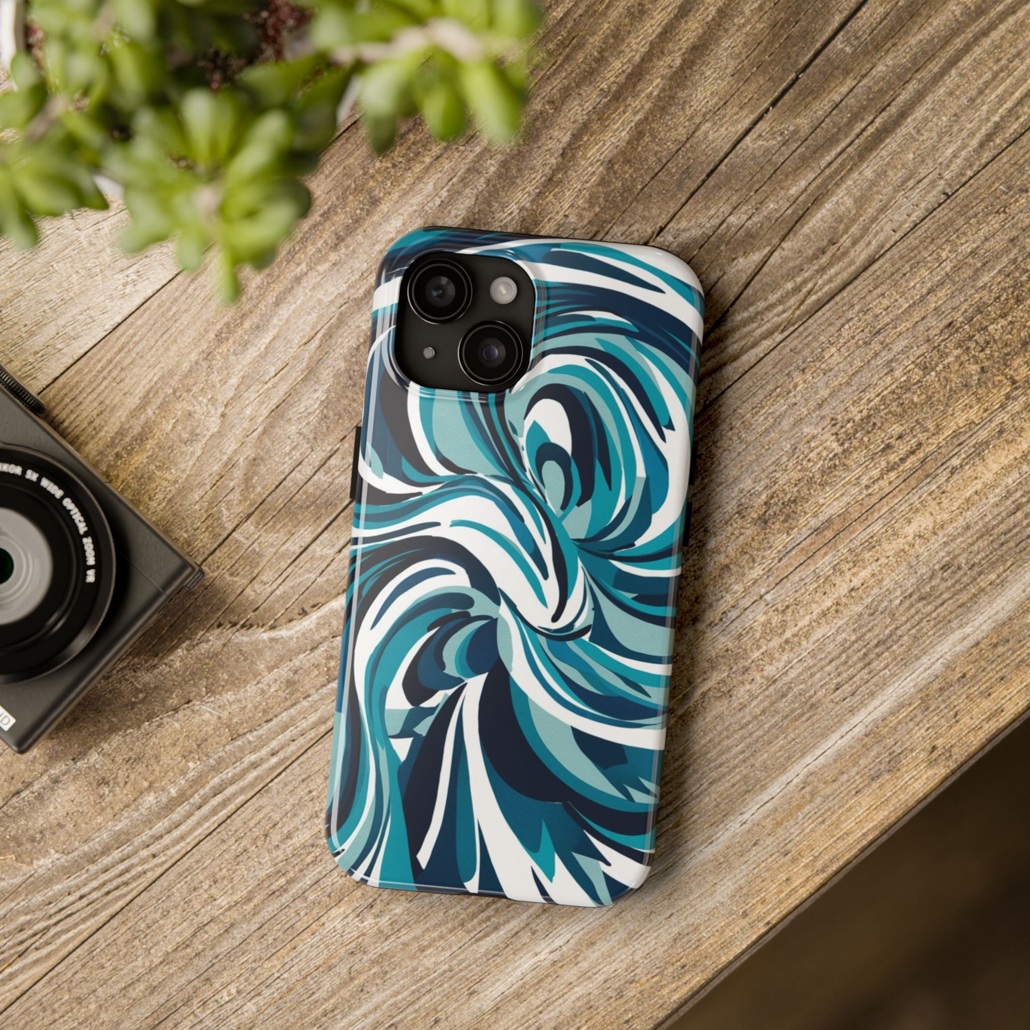 Churning Pacific Seas - Tough Case for iPhone 14, 15, 16 - Spruced Roost