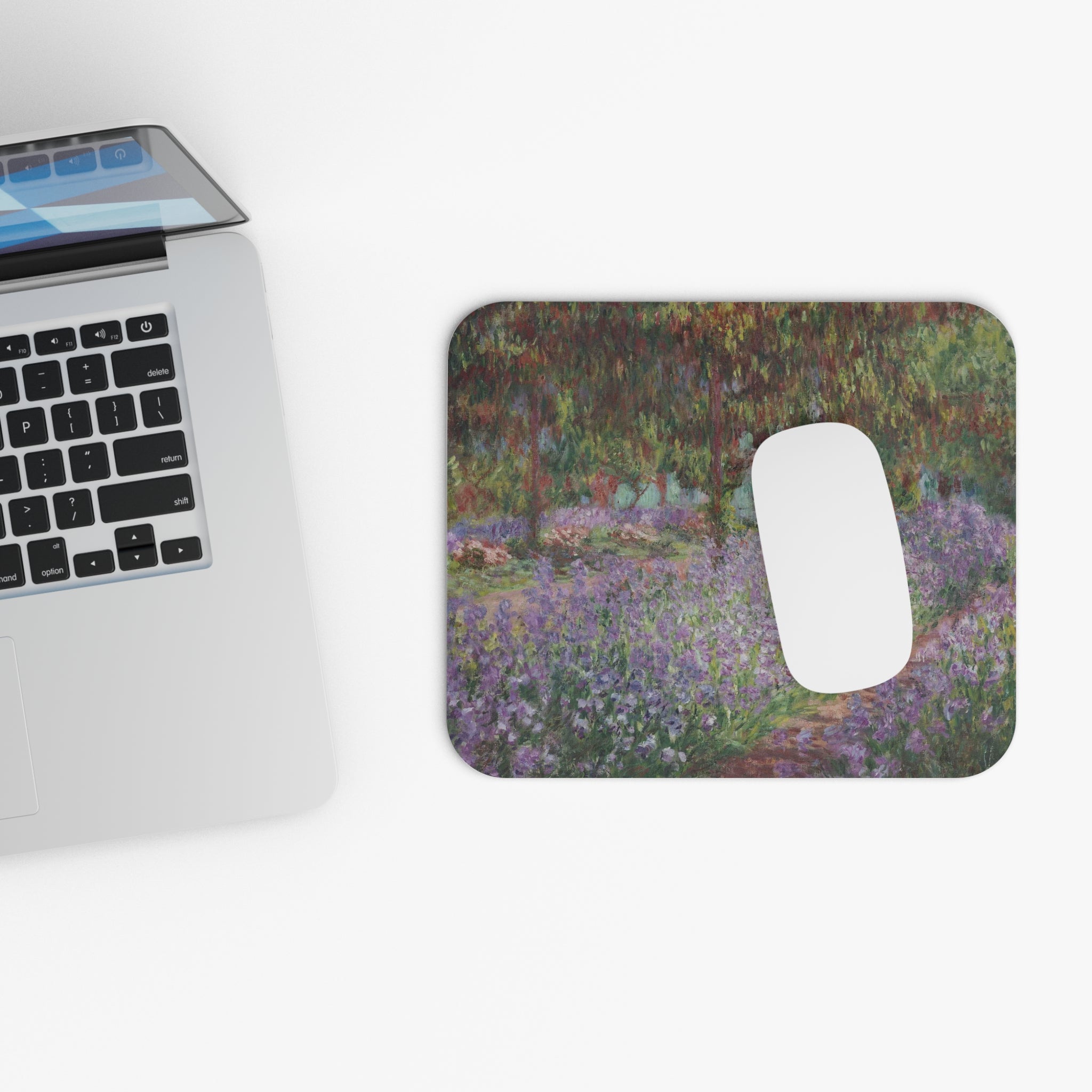 Lilacs in the Sun - Claude Monet - Mouse pad (Rectangle) - Spruced Roost