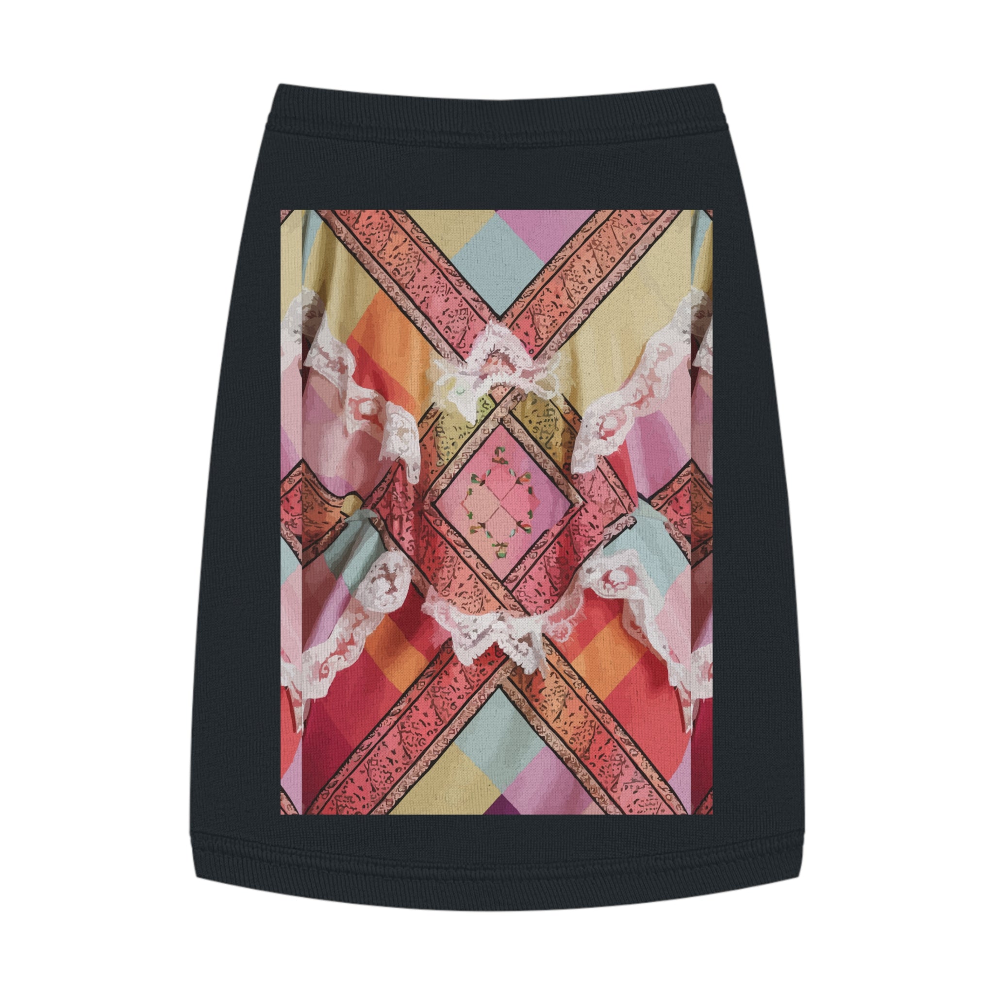 Madras Lace Pet Shirt