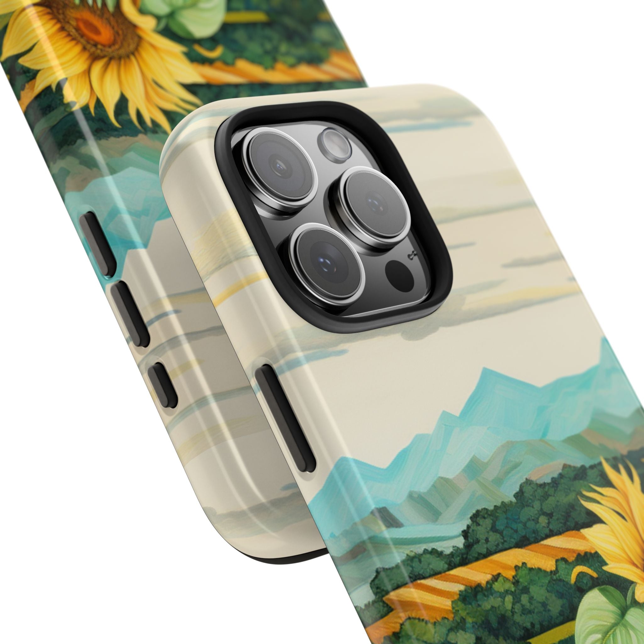Mountain View Sunflowers  - Tough Case for iPhone 14, 15, 16