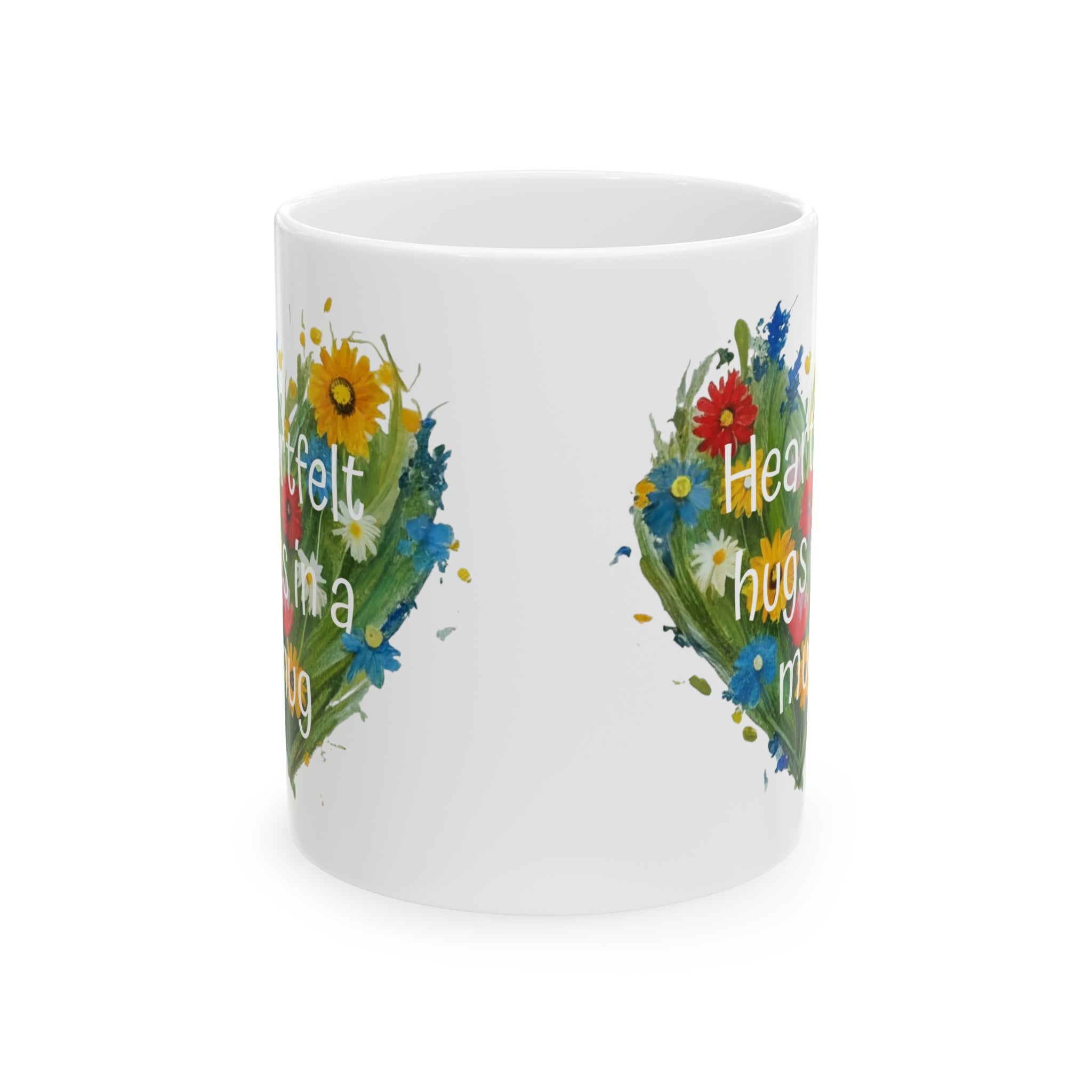 Heartful Ceramic Mug, 11oz - Spruced Roost