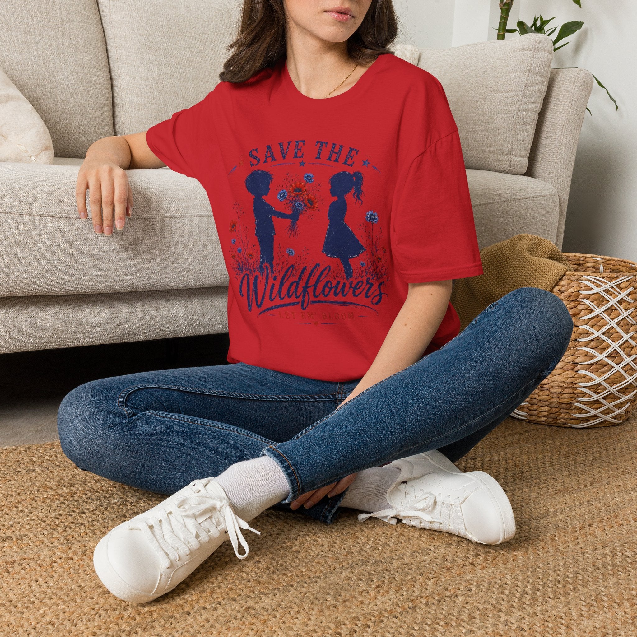 Save the Wildflowers T‑Shirt — Floral Conservation Tee