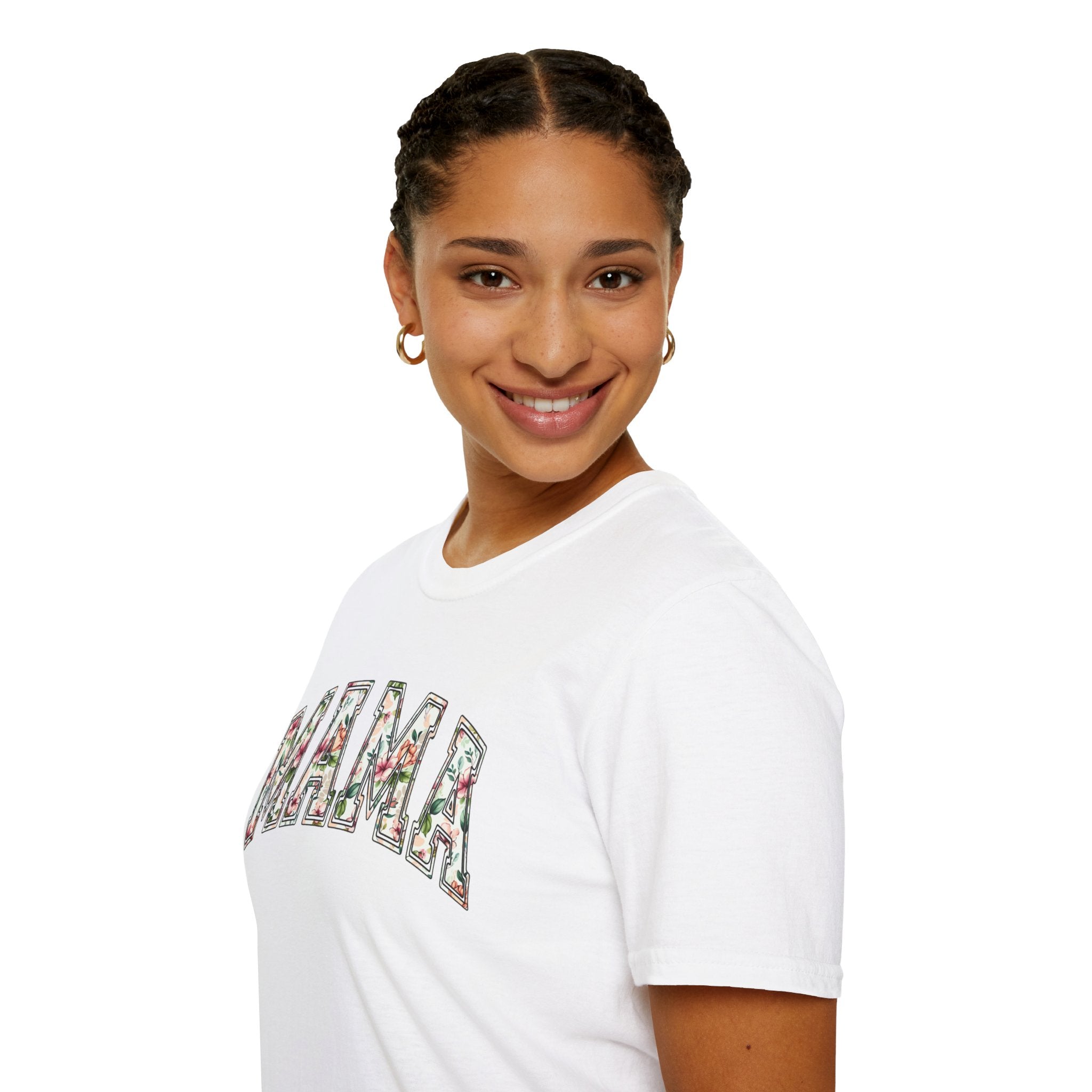 Mama Floral Unisex Softstyle T-Shirt - Spruced Roost