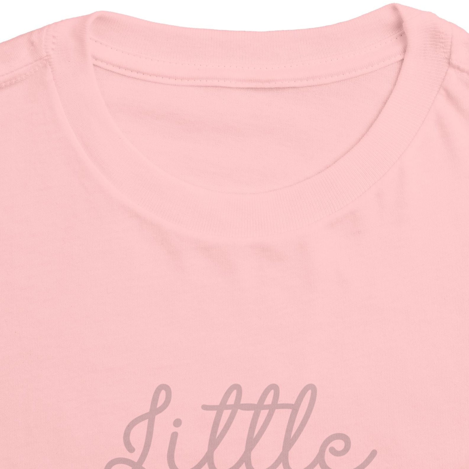 Pink Cursive - Little Sister Onesie - Long-Sleeve Organic Bodysuit