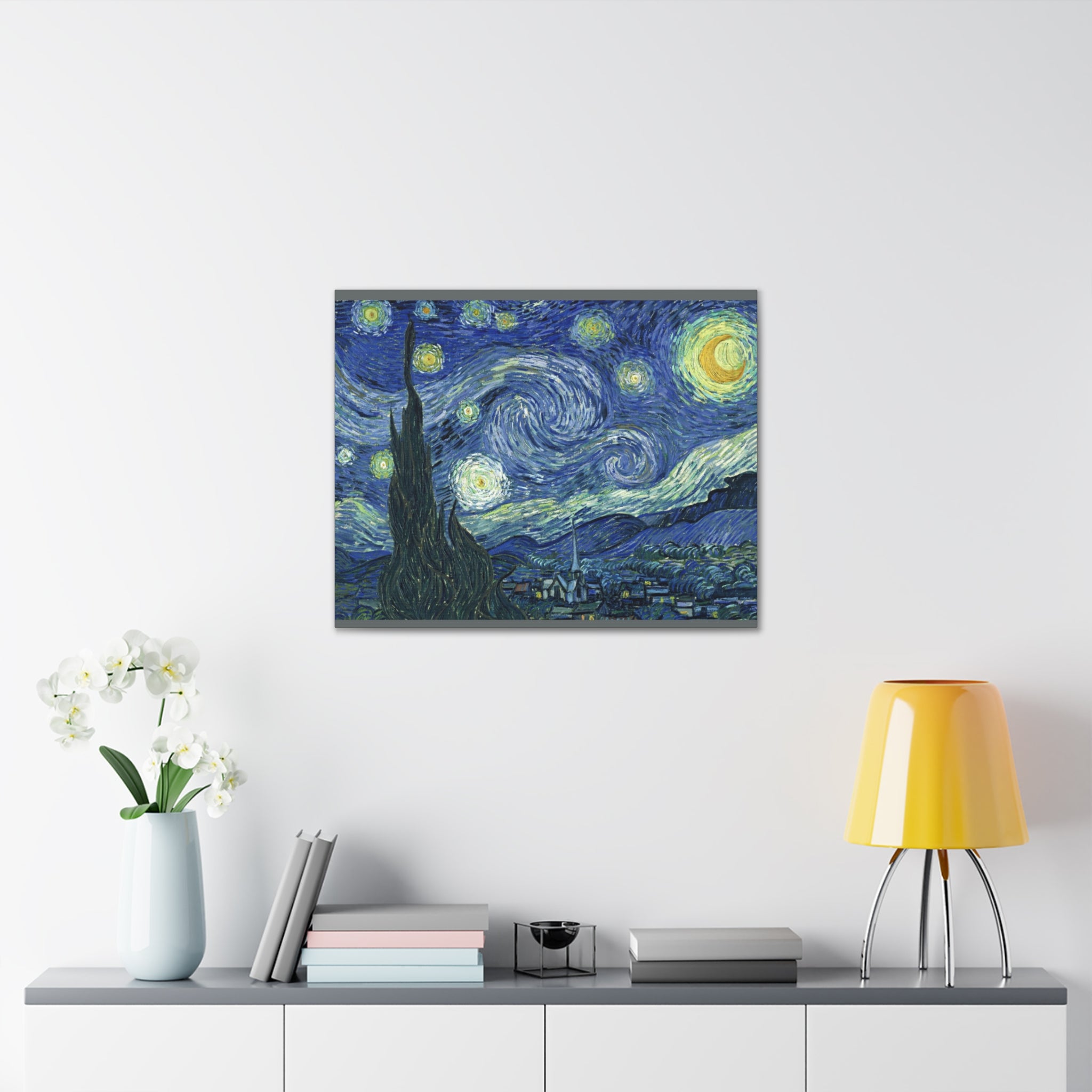 The Starry Night - Vincent Van Gogh - Canvas Gallery Wraps - Spruced Roost