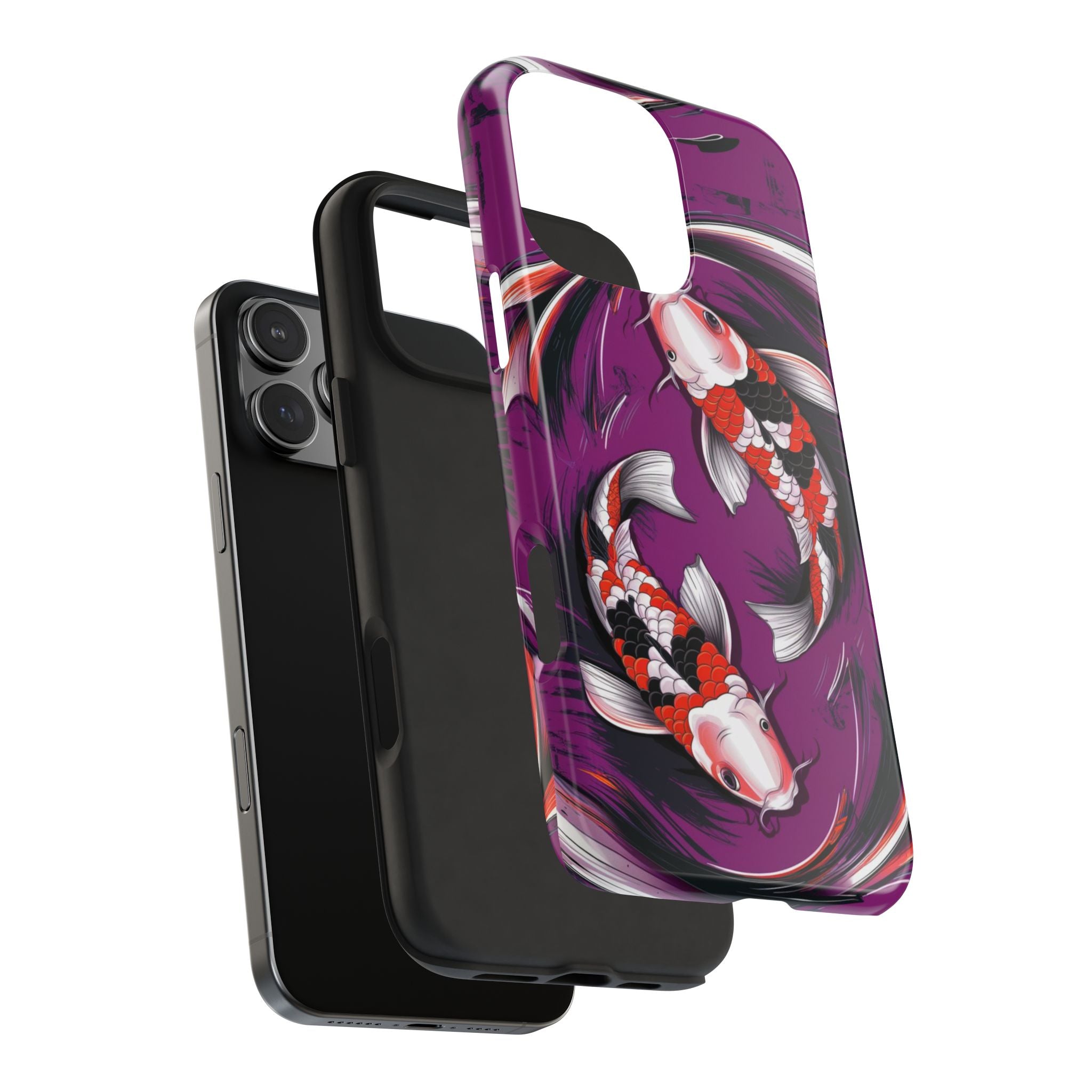 Koi's Pond Circles - Tough Case for iPhone 14, 15, 16 - Spruced Roost