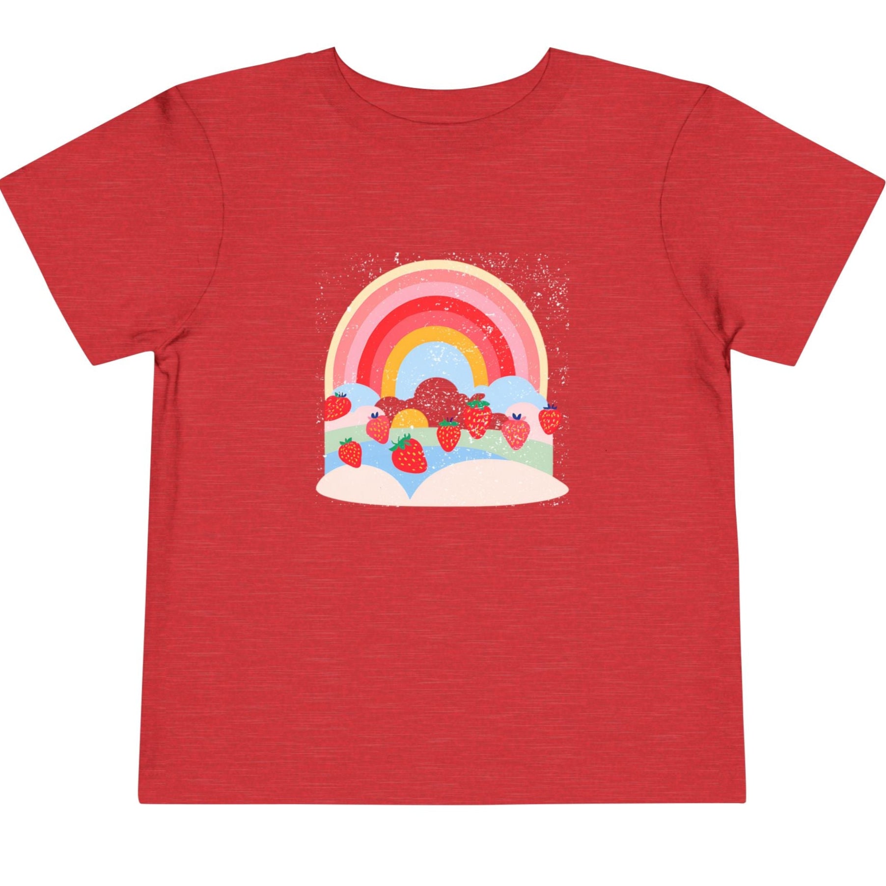 Strawberry Rainbow - Kids' T-Shirt - 2T, 3T, 4T, 5T
