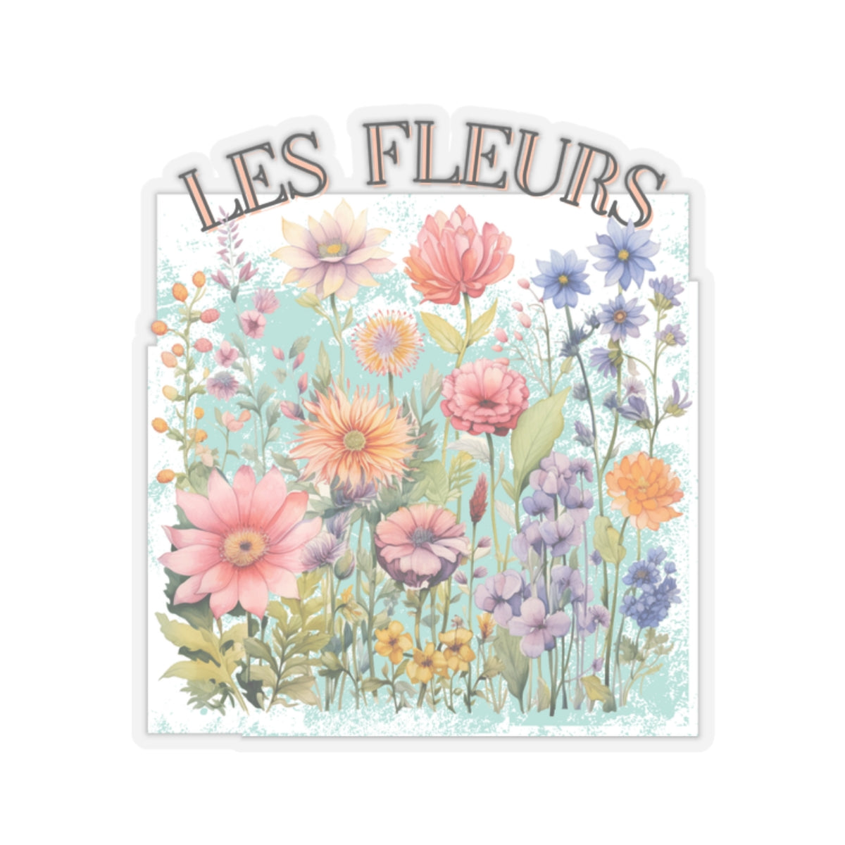 Les Gardin Les Fleurs Kiss-Cut Stickers