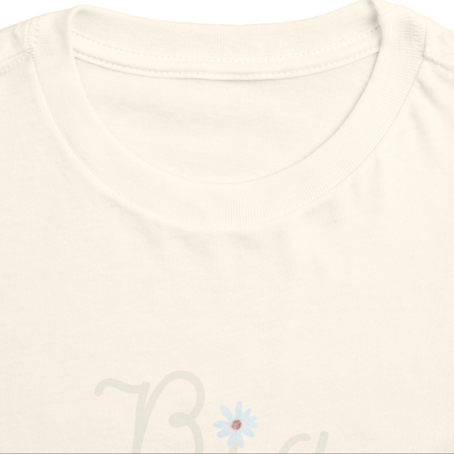 Big Sis Toddler Short Sleeve Tee - Cute Floral Design for Sibling Celebrations