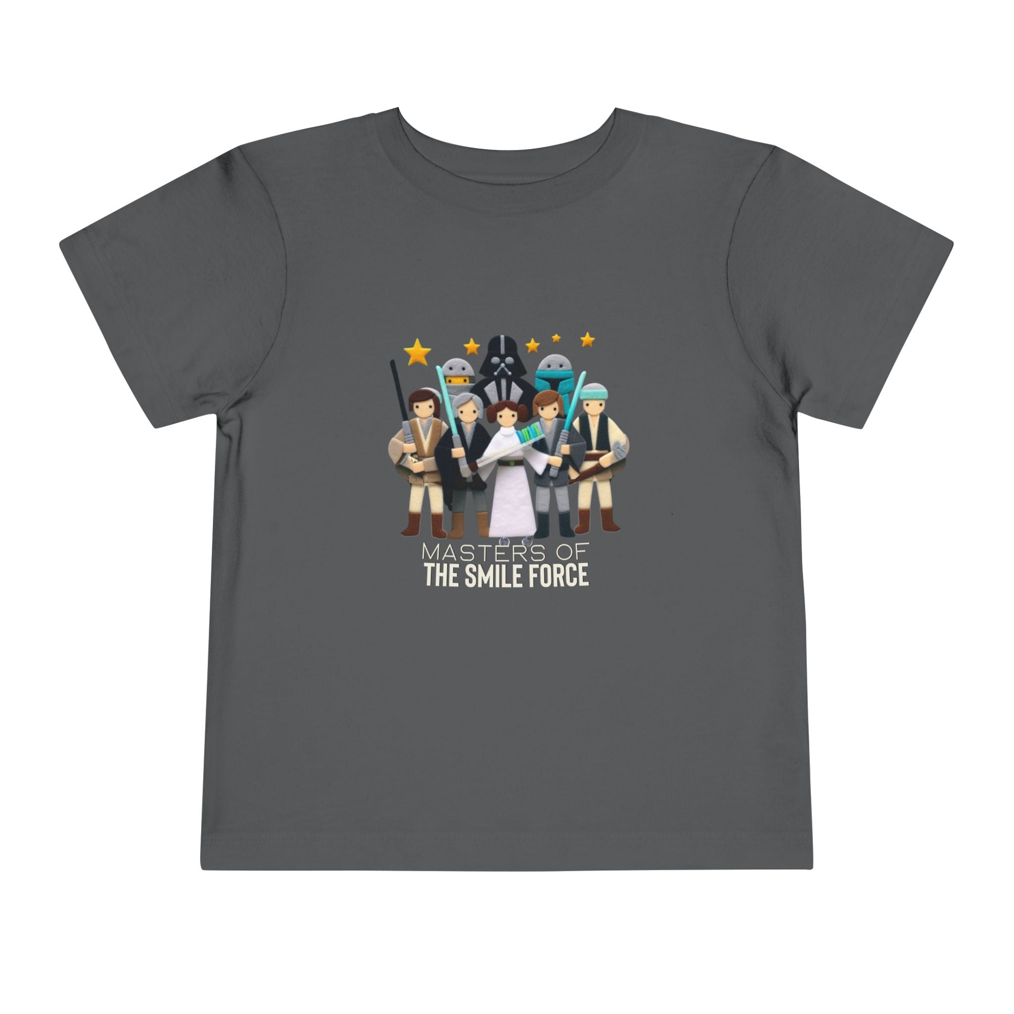 Star Warz Smile Force - Bella & Canva T-shirt - 2T, 3T, 4T, 5T