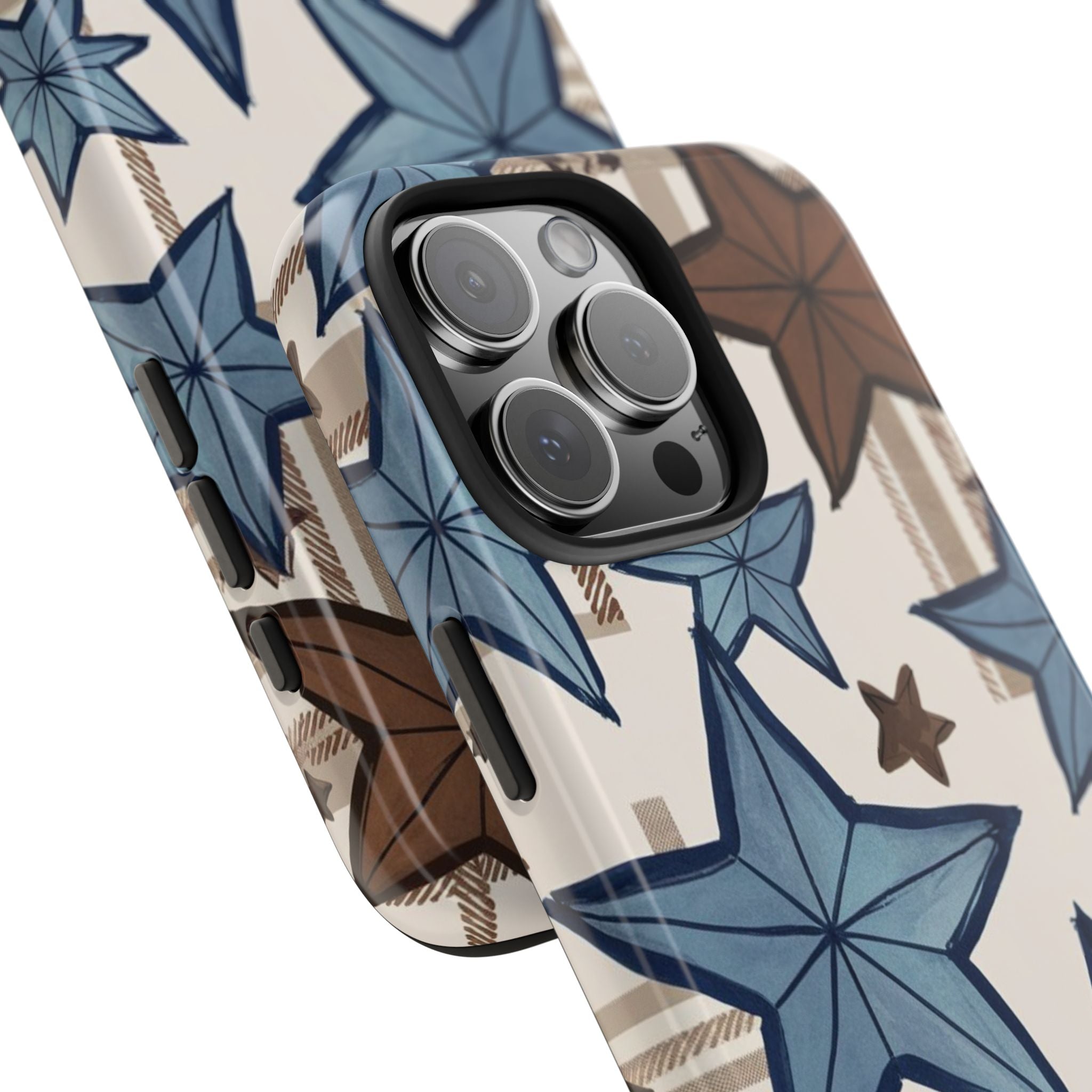 Plaid Stars - Tough Case for iPhone 14, 15, 16 - Spruced Roost