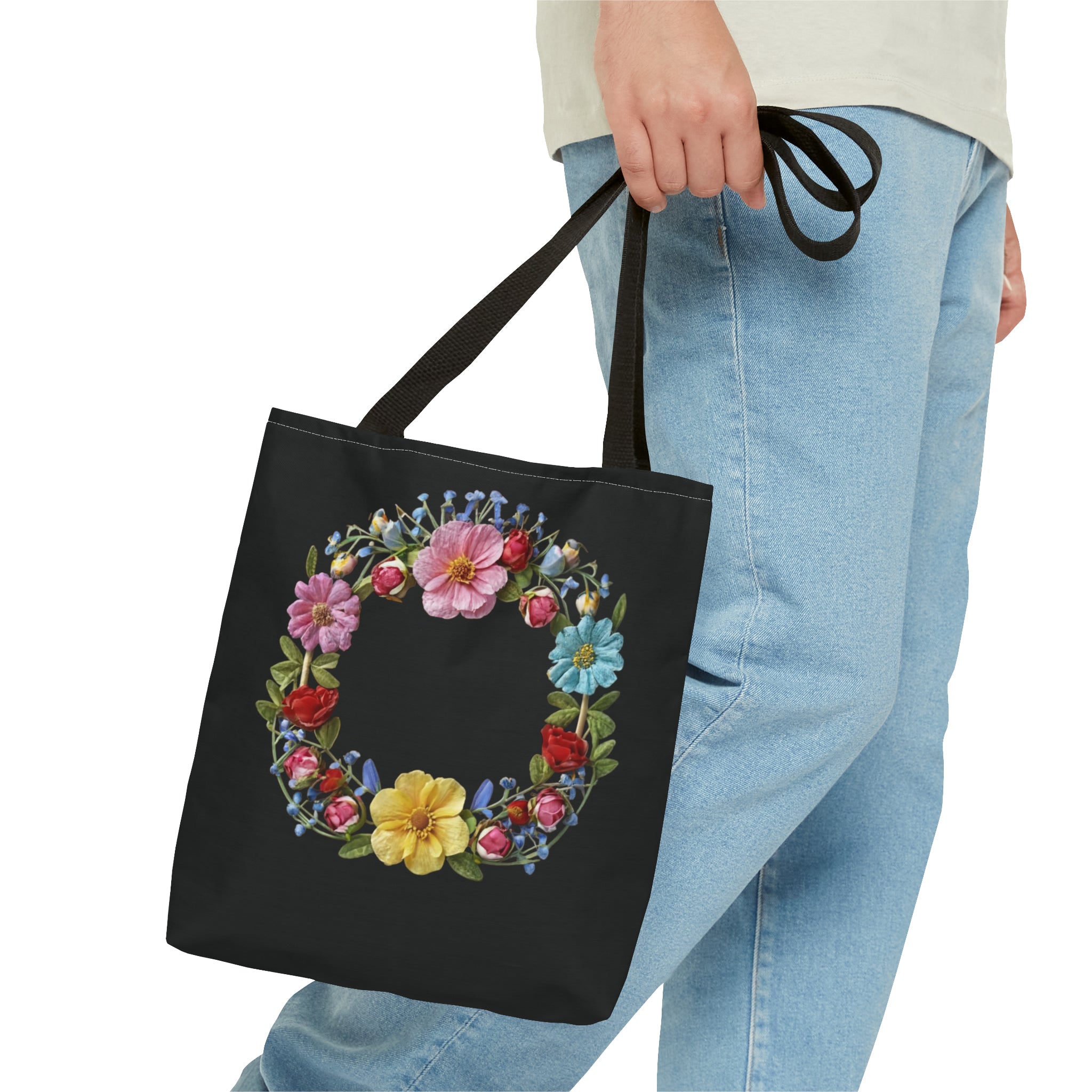 Circle Garden Tote Bag (AOP)