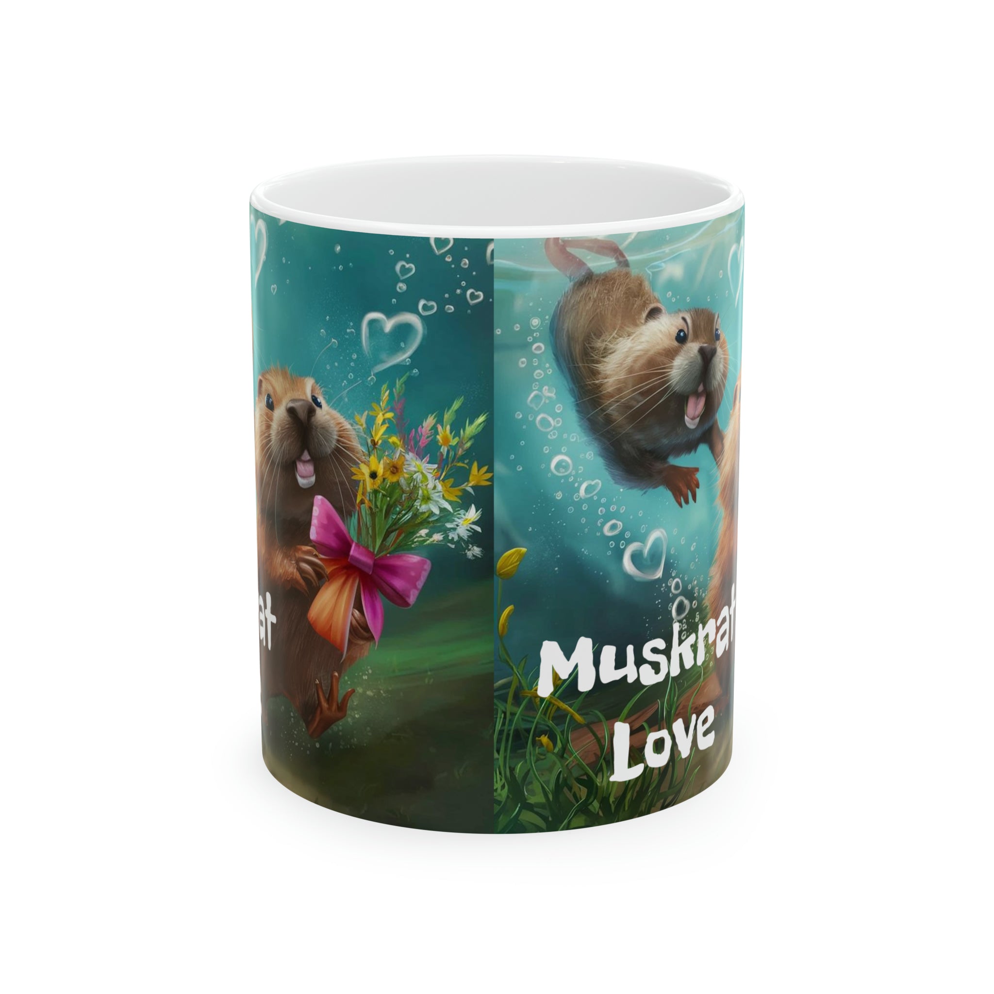 Muskrat Love - Ceramic Mug, 11oz