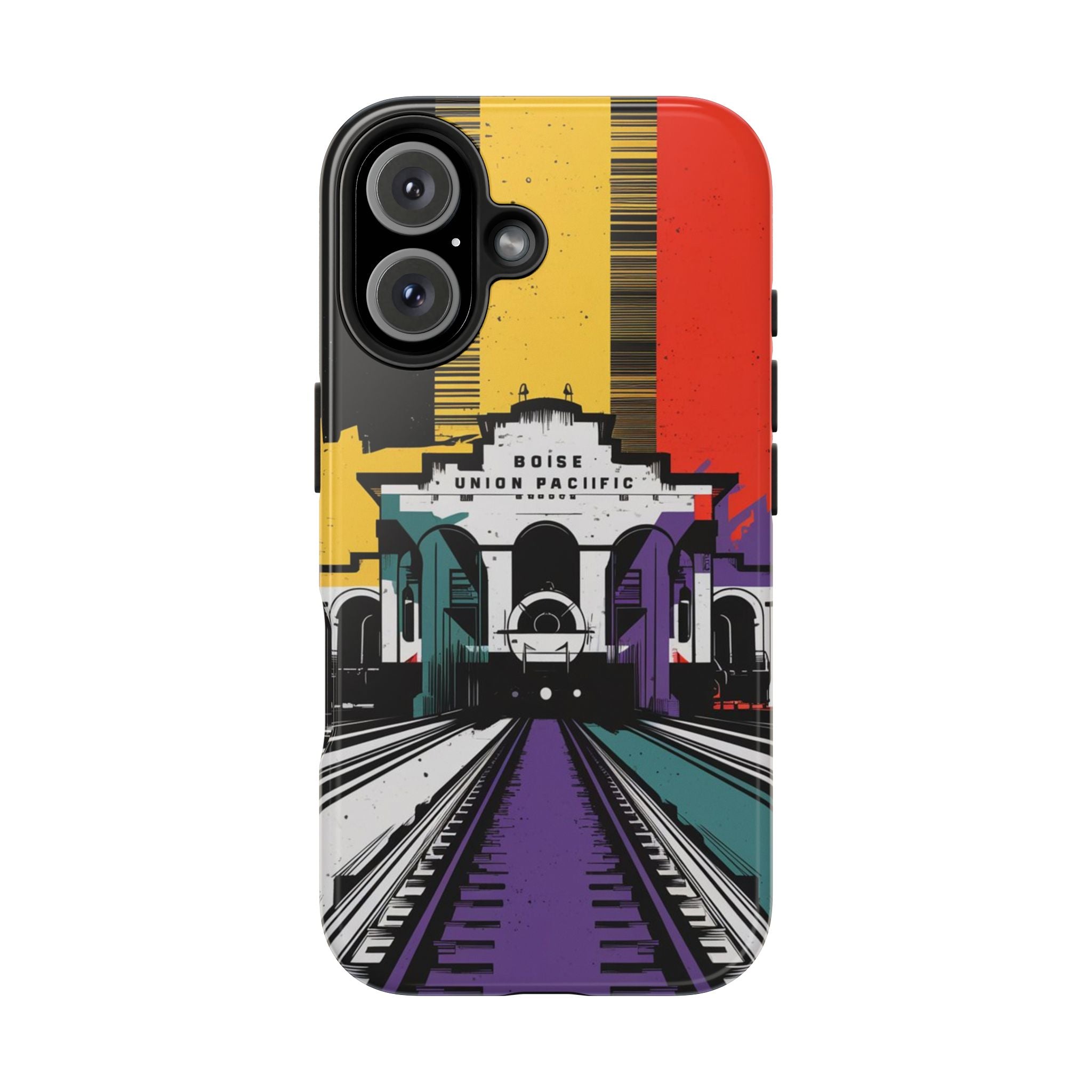 Boise Idaho Union Pacific Depot - Tough Case for iPhone 14, 15, 16 - Spruced Roost