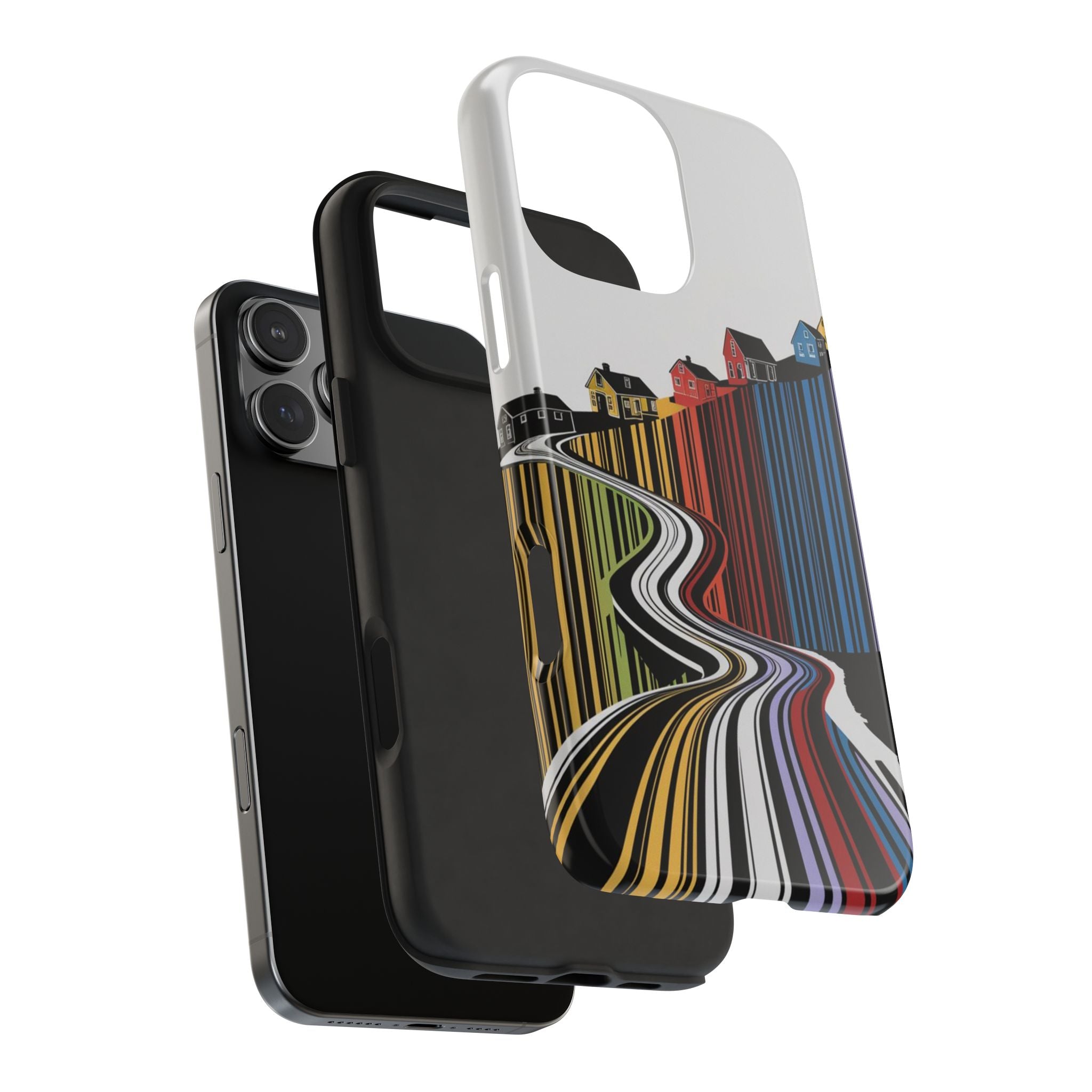 Modern Suburbs - Tough Case for iPhone 14, 15, 16 - Spruced Roost