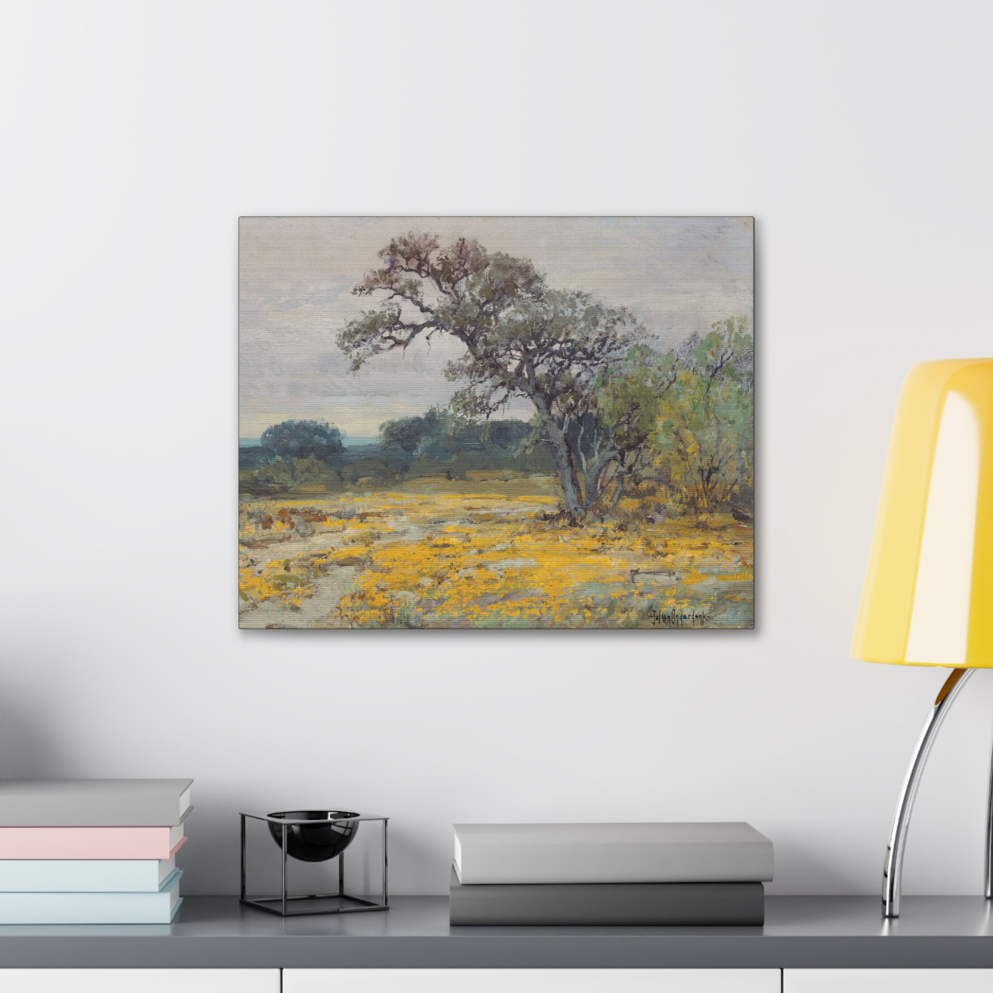 Coreopsis, Texas, 1919 - Julian Onderdonk - Canvas Gallery Wraps - Spruced Roost