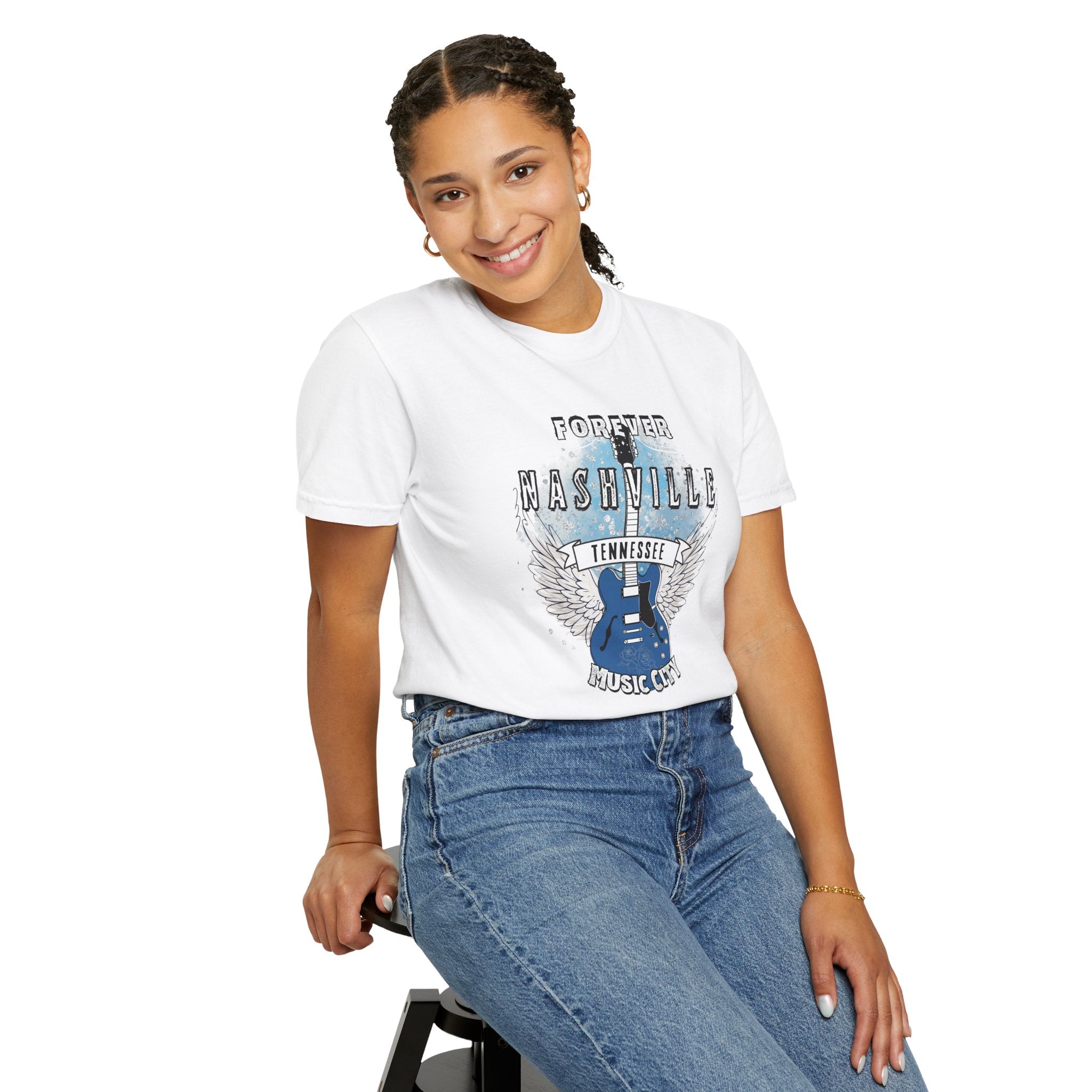 Forever Nashville Garment-Dyed Comfort Colors T-shirt - S-4XL