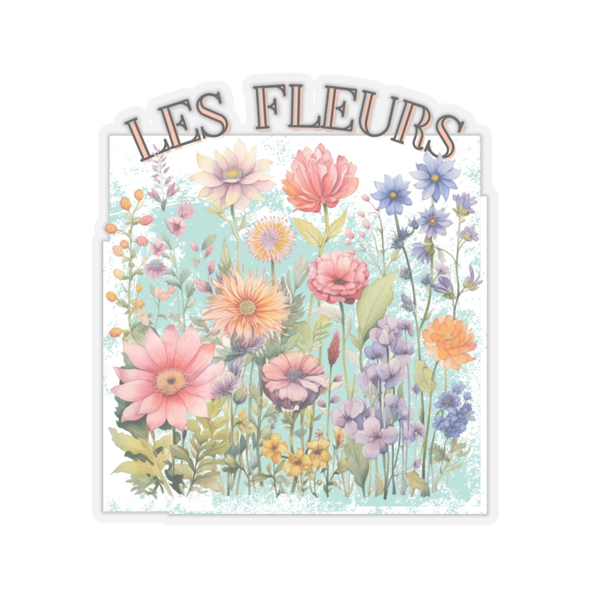 Les Gardin Les Fleurs Kiss-Cut Stickers