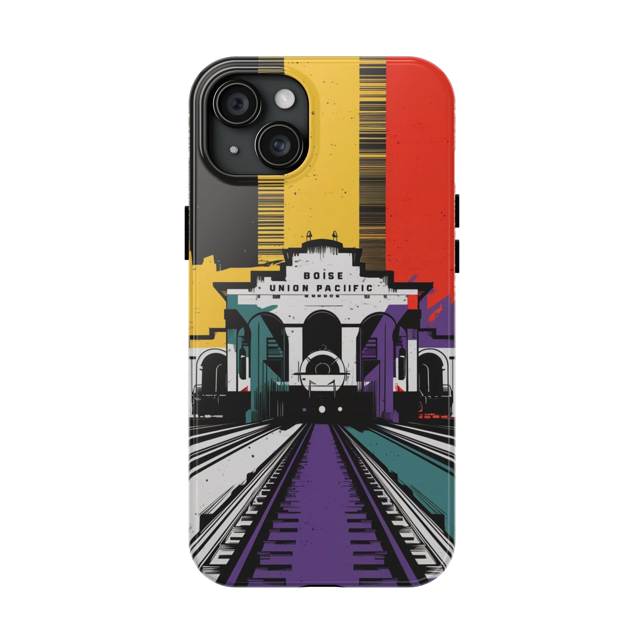 Boise Idaho Union Pacific Depot - Tough Case for iPhone 14, 15, 16 - Spruced Roost