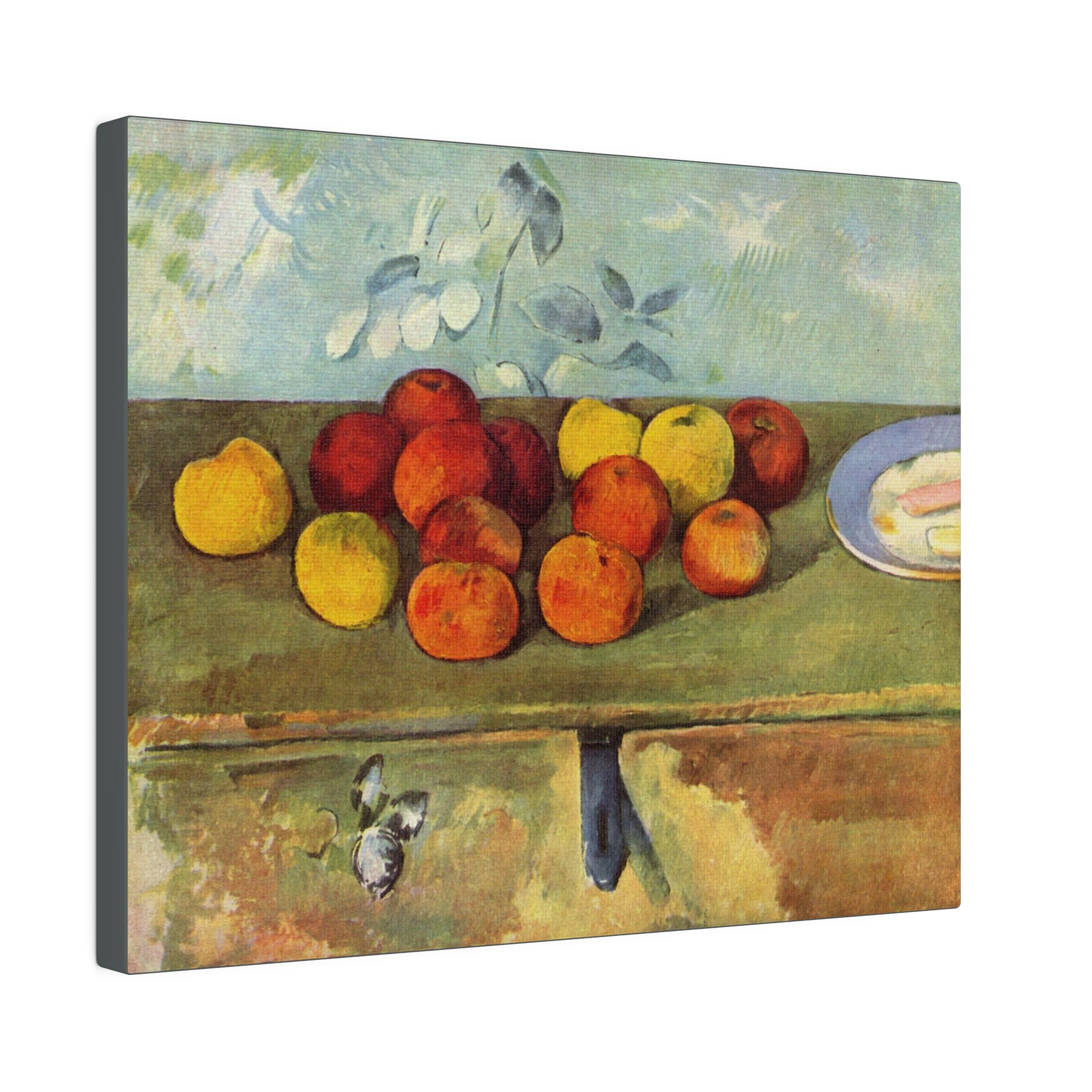 Apples & Biscuits 1895 - Paul Cezanne - Matte Canvas, Stretched, 0.75" - Spruced Roost