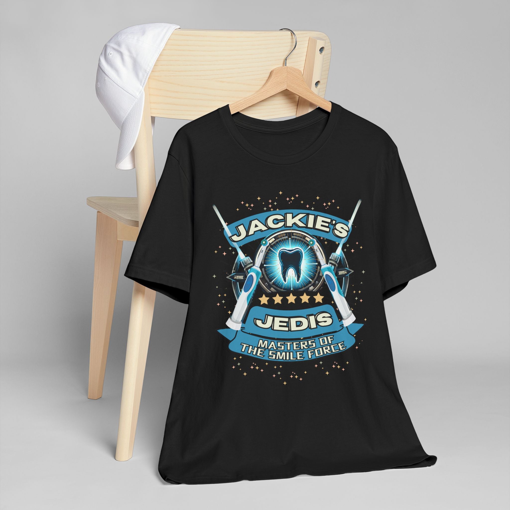 Jackie's Jedis - Jersey T-Shirt - Masters of the Smile Force