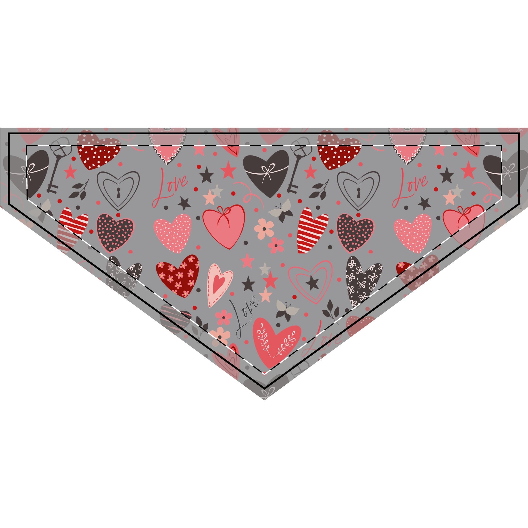 Love my Pet -Clip-on Pet Bandana
