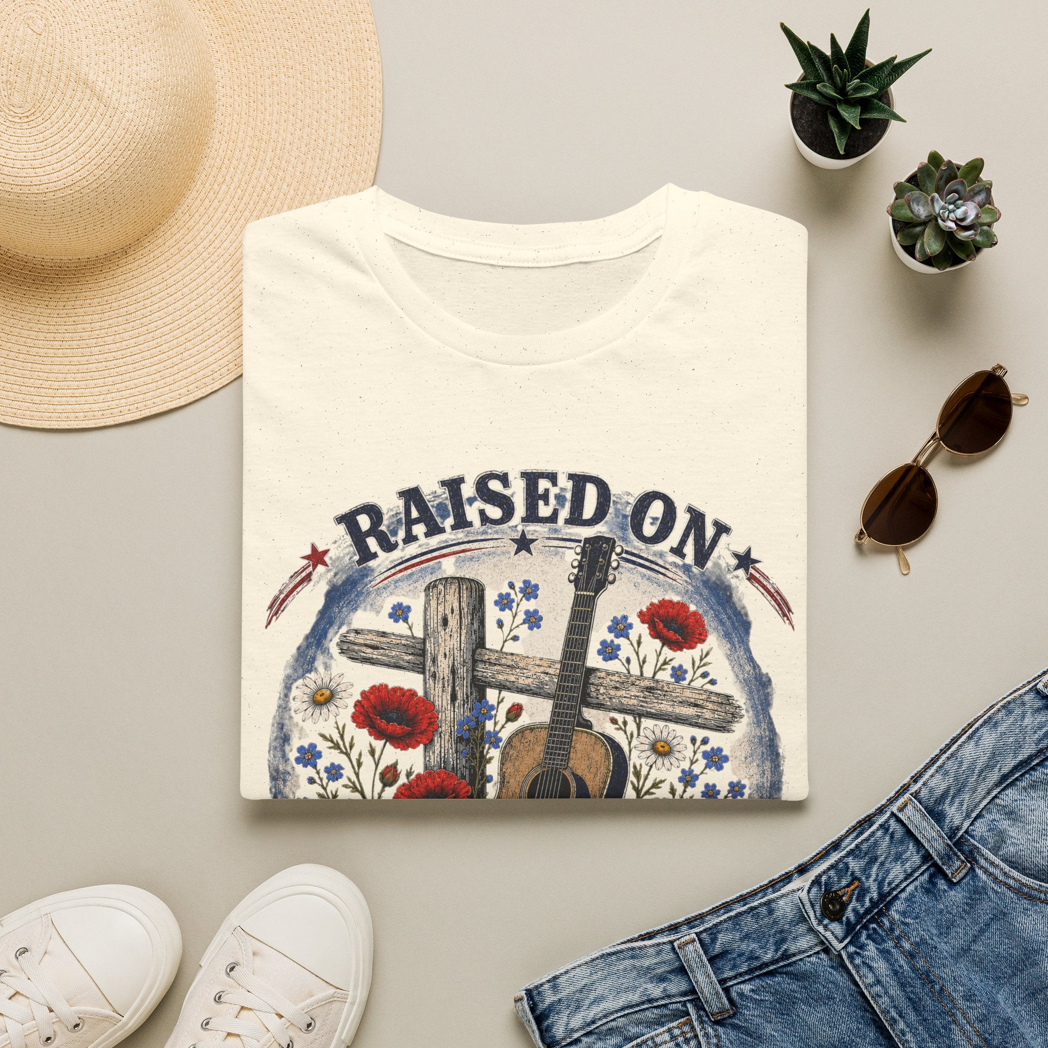 Raised on Country Songs - Women's T-shirt