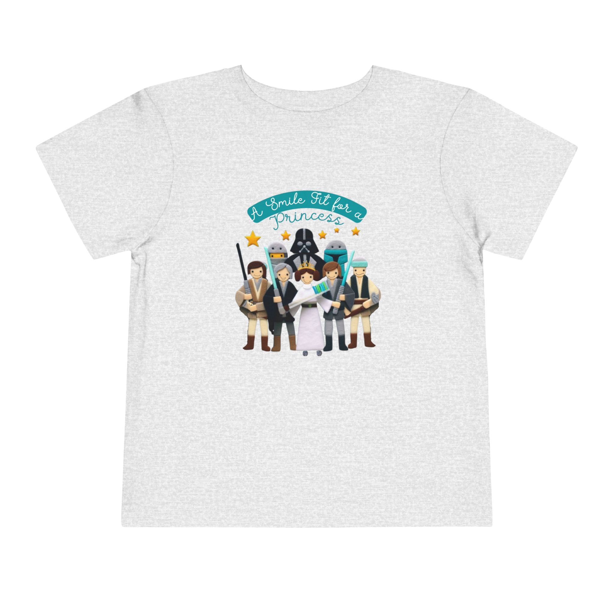 Star Warz - Smile fit for a Princess T-Shirt - 2T, 3T, 4T, 5T