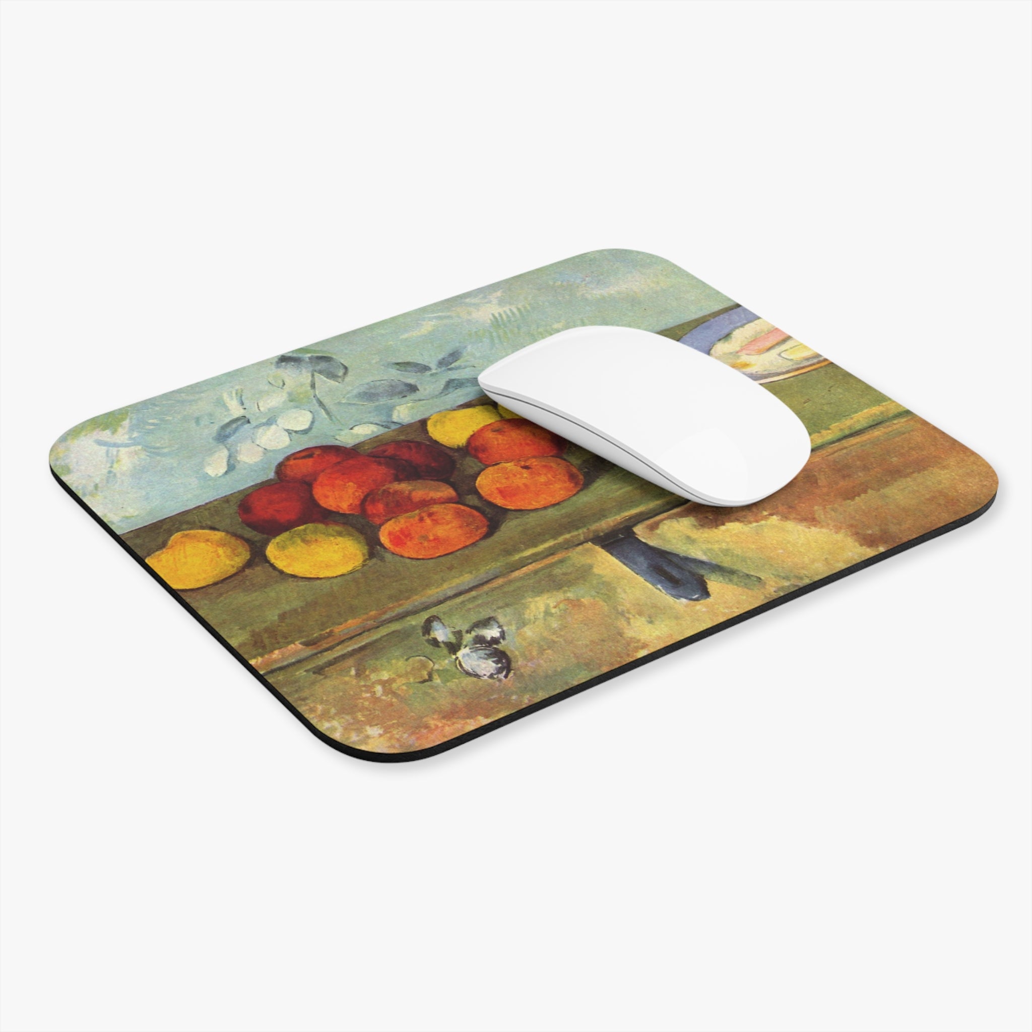 Apples & Biscuits - Paul Cezanne - Mouse Pad (Rectangle) - Spruced Roost