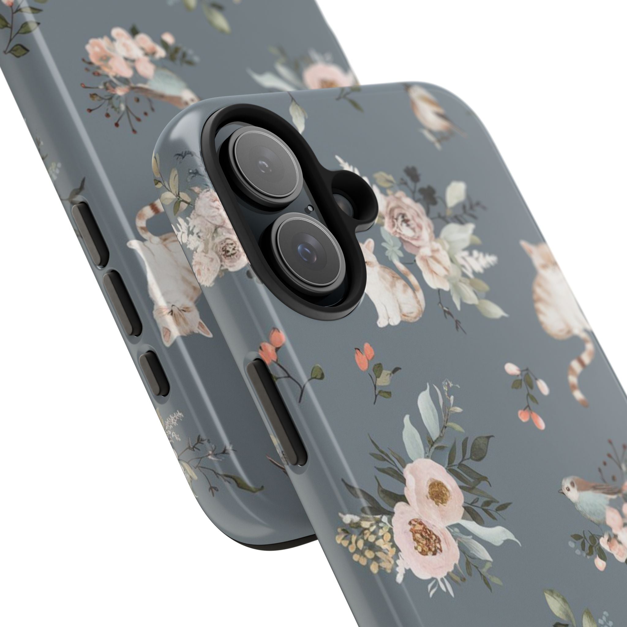 Kitty Cats and Nature - Tough Case for iPhone 14, 15, 16 - Spruced Roost