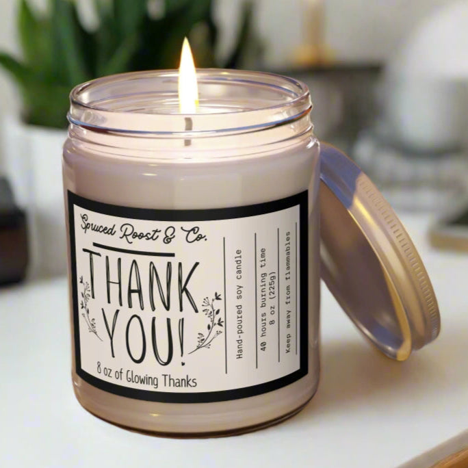 Thank You Scented Candles, 9oz