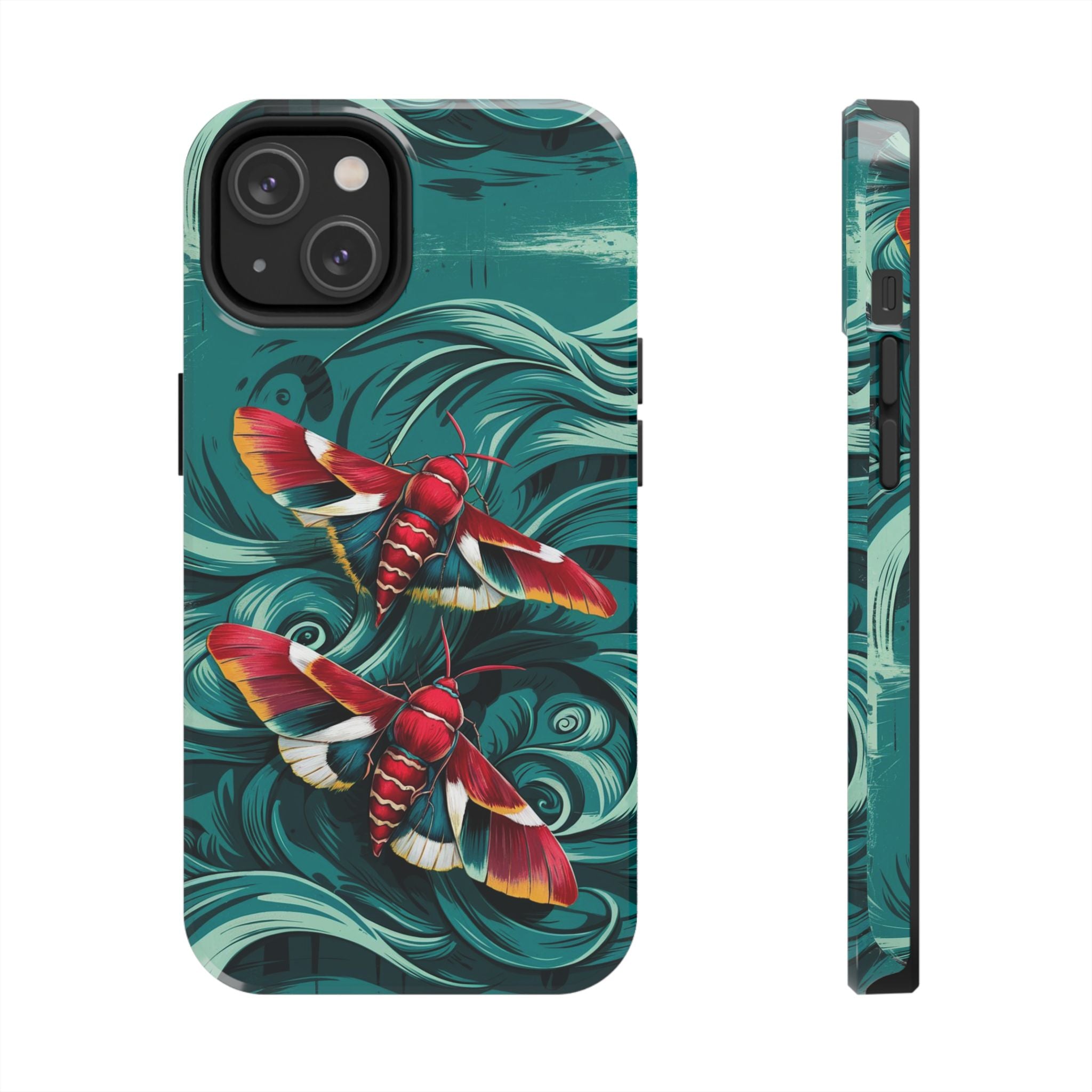 Asian Moth - Tough Case for iPhone 14, 15, 16 - Spruced Roost