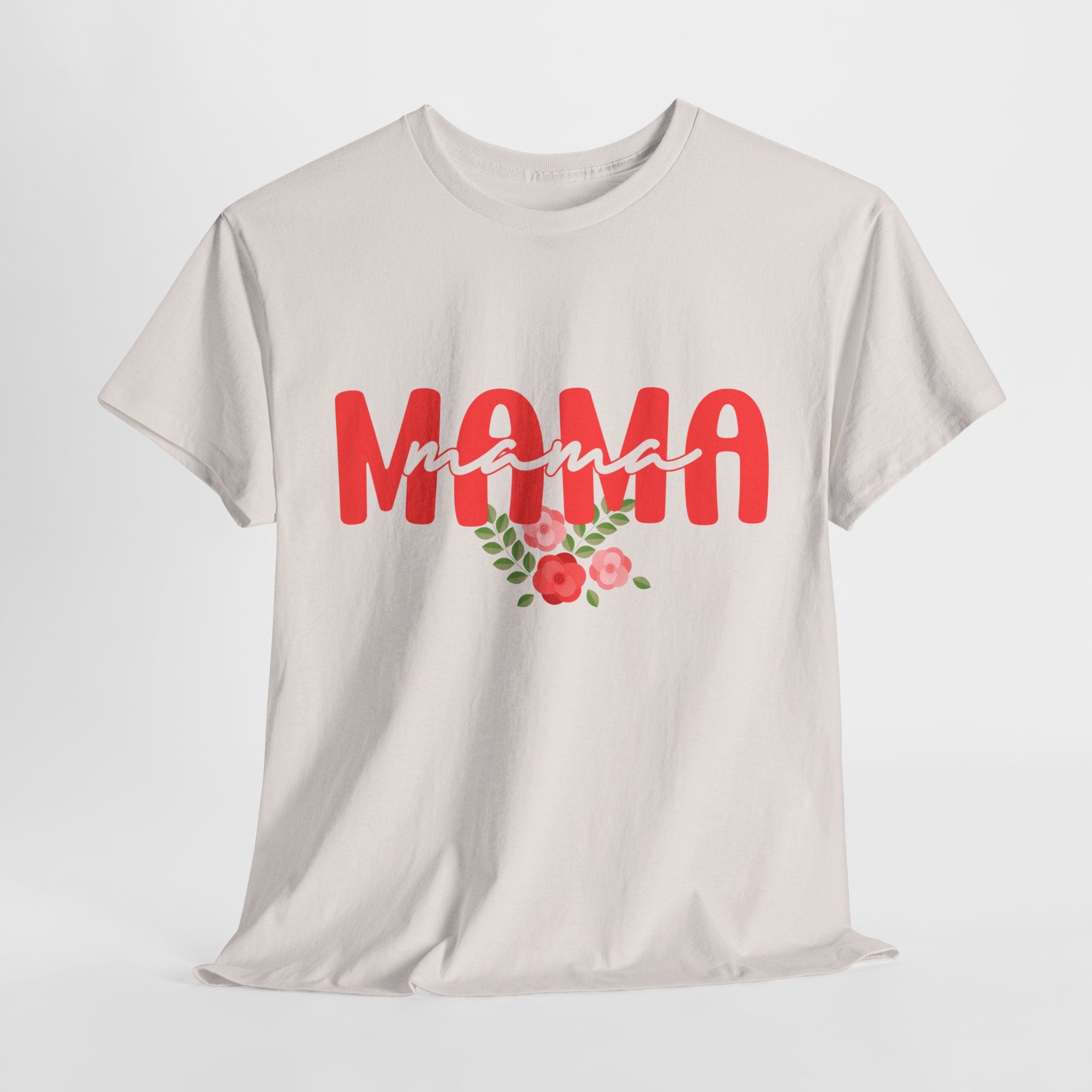 Floral Mama Colorful Unisex Heavy Cotton Tee