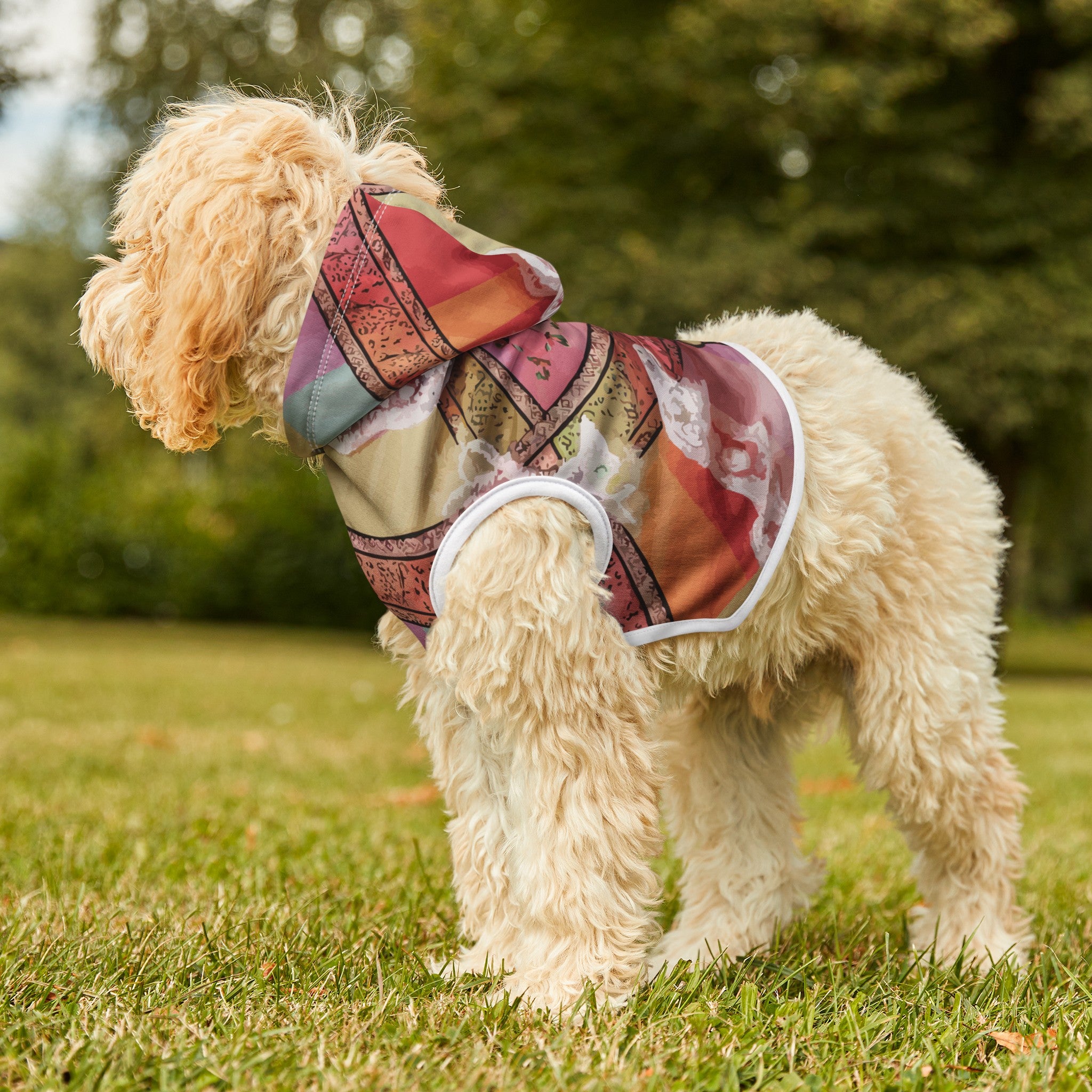 Madras Lace Pet Hoodie