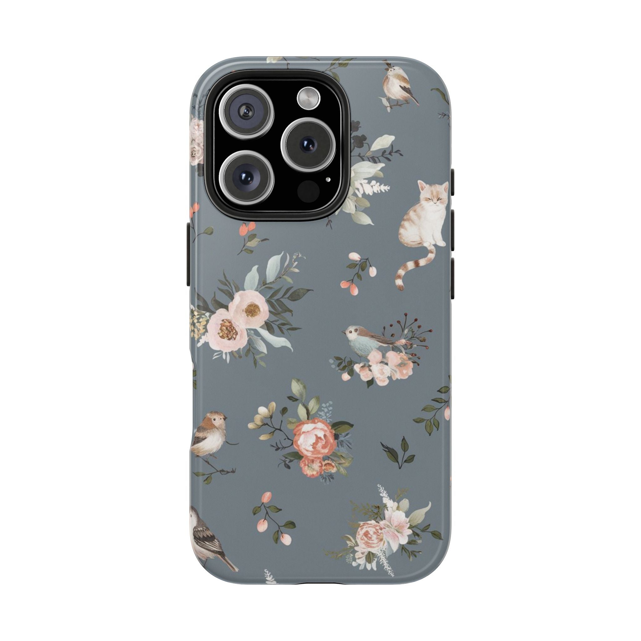 Kitty Cats and Nature - Tough Case for iPhone 14, 15, 16 - Spruced Roost