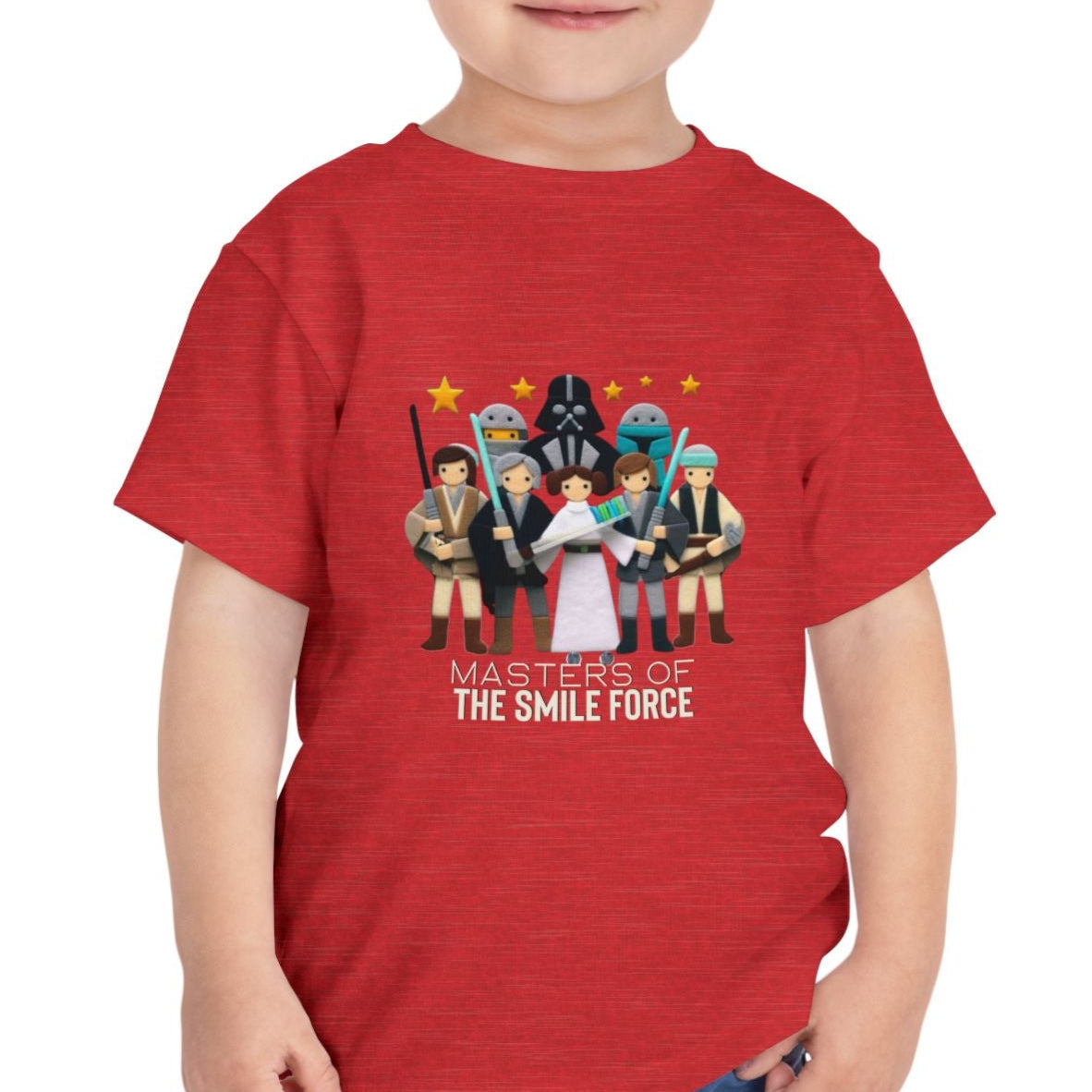 Star Warz Smile Force - Bella & Canva T-shirt - 2T, 3T, 4T, 5T